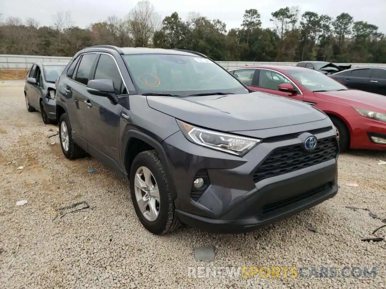 1 Photograph of a damaged car JTMRWRFV1MJ053934 TOYOTA RAV4 2021