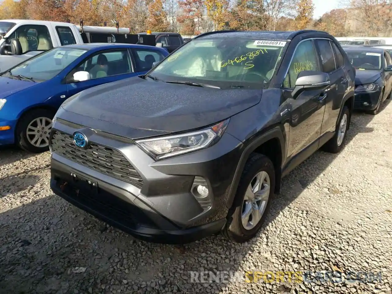 2 Фотография поврежденного автомобиля JTMRWRFV2MD117753 TOYOTA RAV4 2021