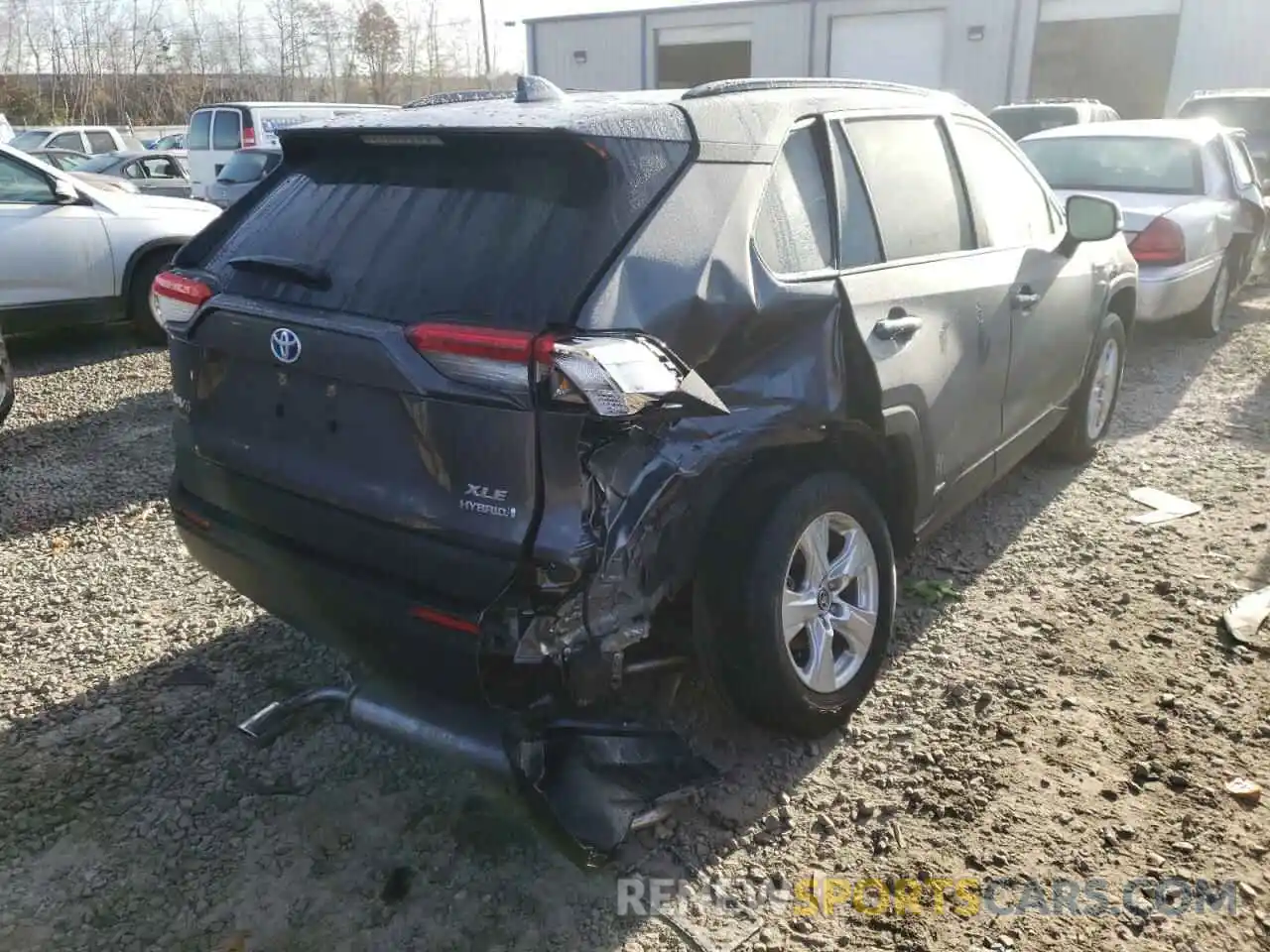 4 Photograph of a damaged car JTMRWRFV2MD117753 TOYOTA RAV4 2021