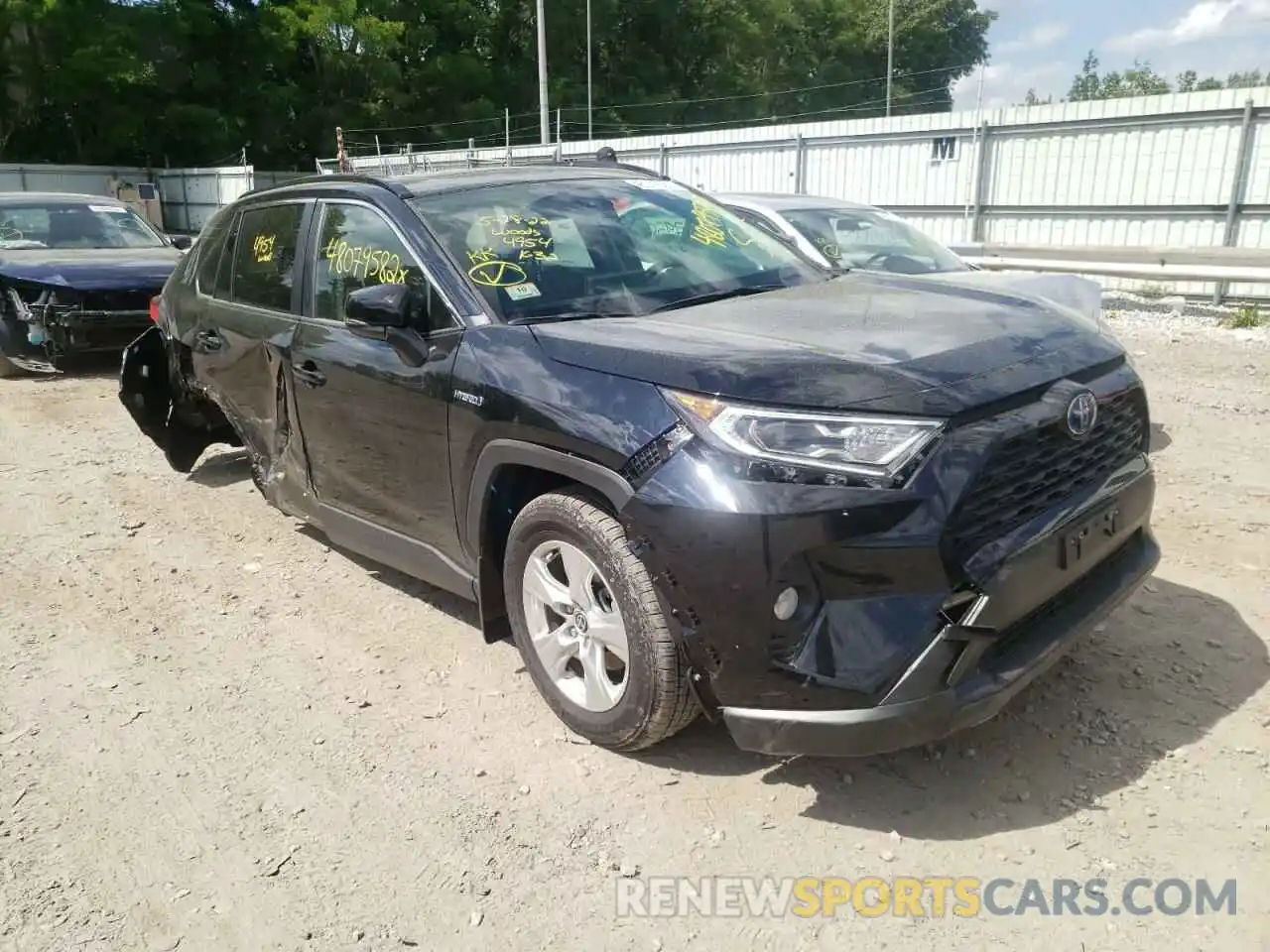 1 Photograph of a damaged car JTMRWRFV2MD120068 TOYOTA RAV4 2021