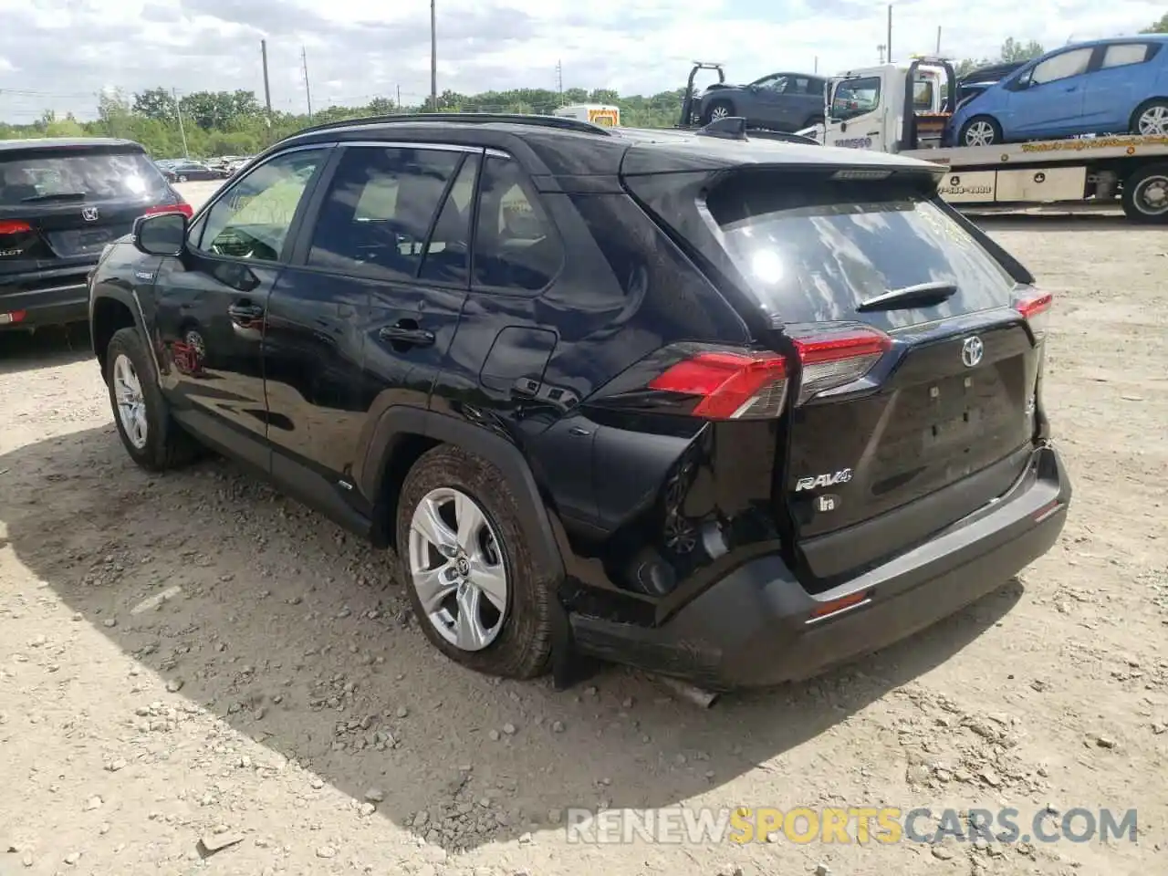 3 Photograph of a damaged car JTMRWRFV2MD120068 TOYOTA RAV4 2021