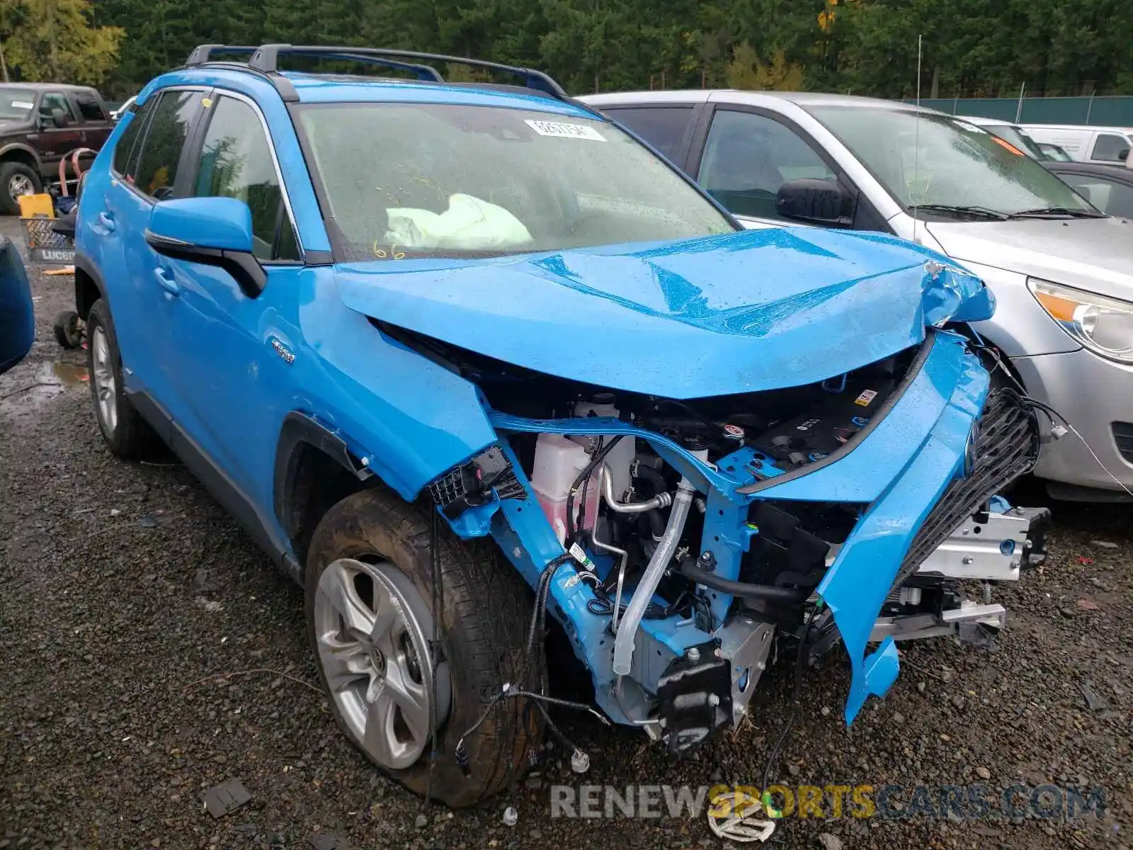 1 Photograph of a damaged car JTMRWRFV2MD120247 TOYOTA RAV4 2021