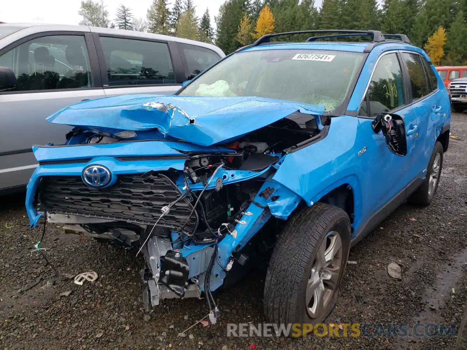 2 Photograph of a damaged car JTMRWRFV2MD120247 TOYOTA RAV4 2021