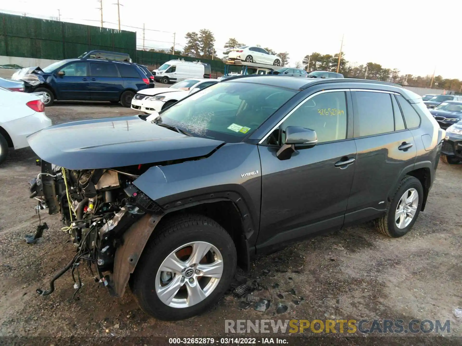 2 Photograph of a damaged car JTMRWRFV2MD560341 TOYOTA RAV4 2021