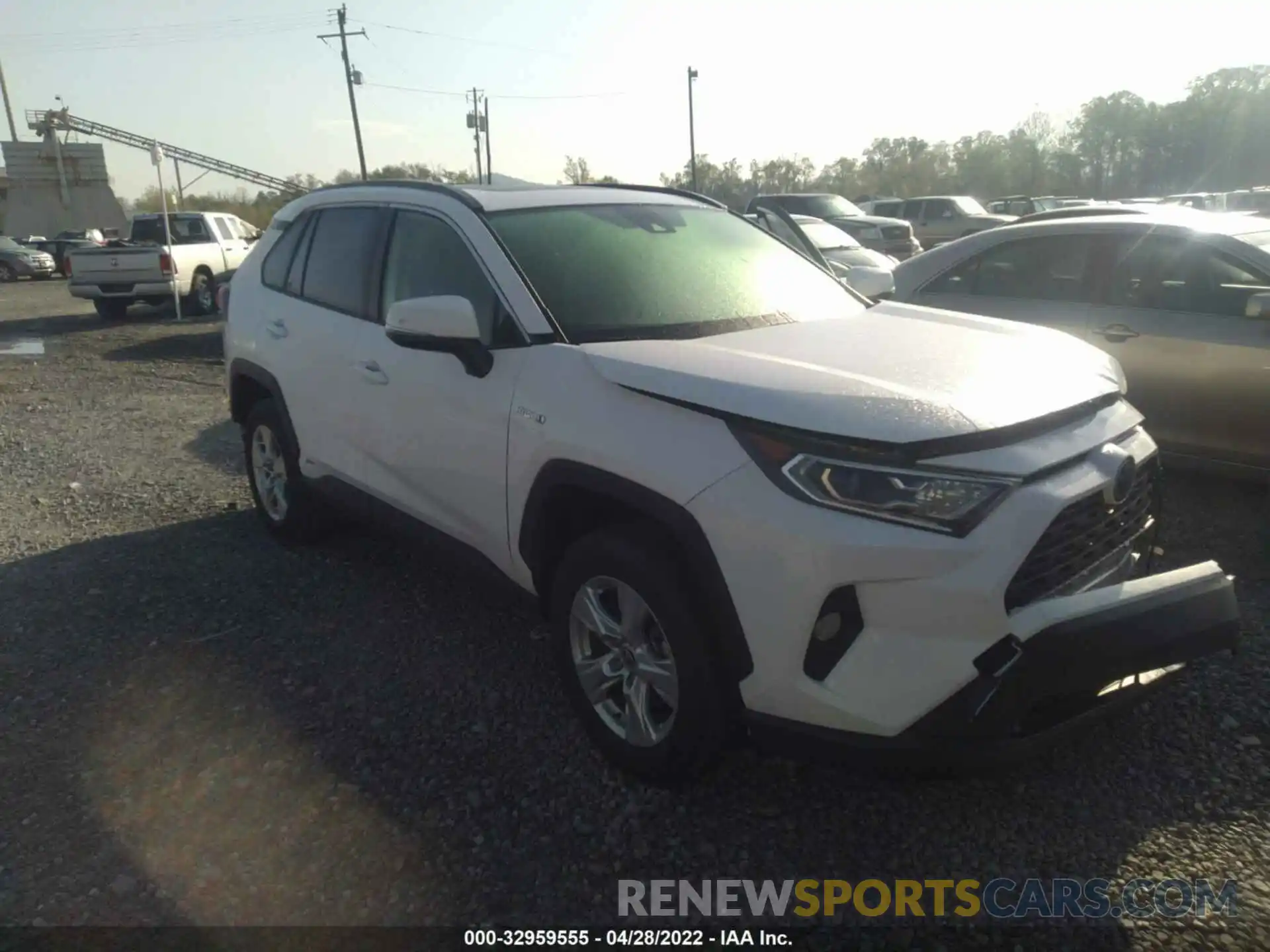 1 Photograph of a damaged car JTMRWRFV3MD117714 TOYOTA RAV4 2021