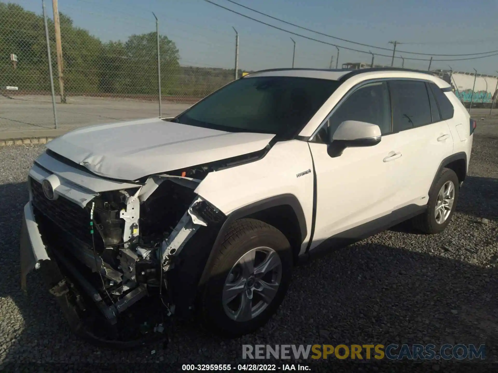 2 Photograph of a damaged car JTMRWRFV3MD117714 TOYOTA RAV4 2021