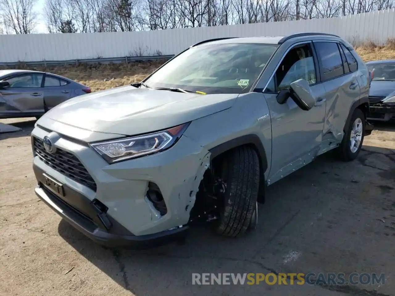 2 Фотография поврежденного автомобиля JTMRWRFV3MD126803 TOYOTA RAV4 2021