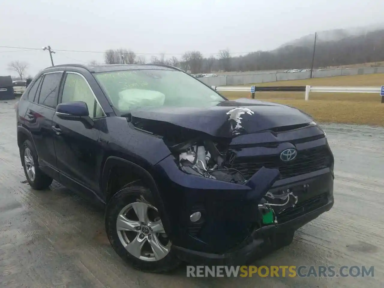 1 Photograph of a damaged car JTMRWRFV3MD128048 TOYOTA RAV4 2021