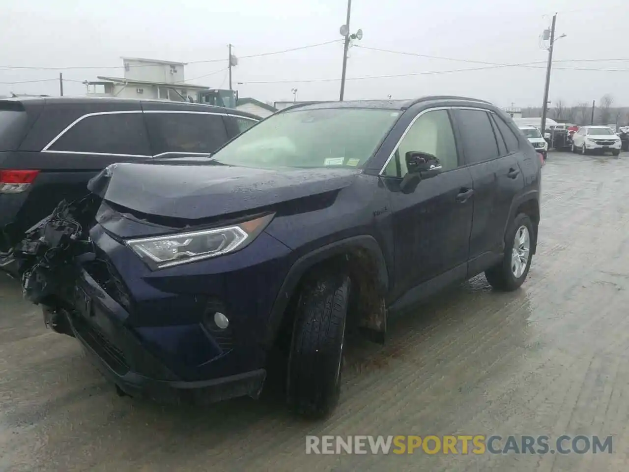 2 Photograph of a damaged car JTMRWRFV3MD128048 TOYOTA RAV4 2021