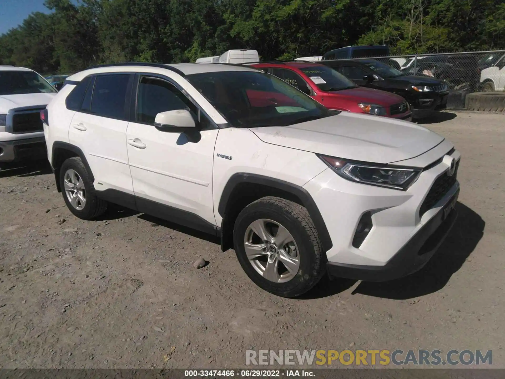 1 Photograph of a damaged car JTMRWRFV3MJ053451 TOYOTA RAV4 2021