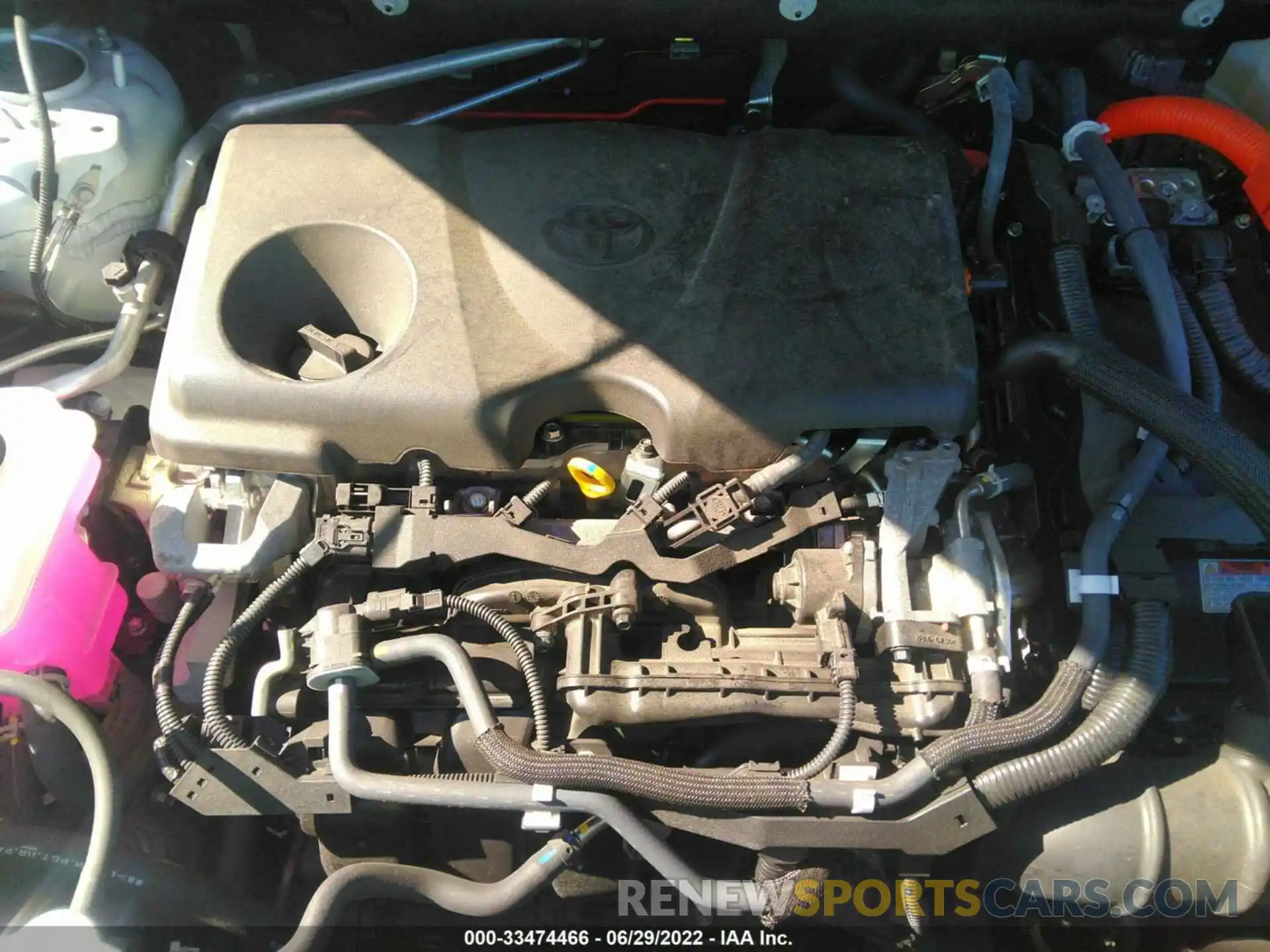 10 Фотография поврежденного автомобиля JTMRWRFV3MJ053451 TOYOTA RAV4 2021