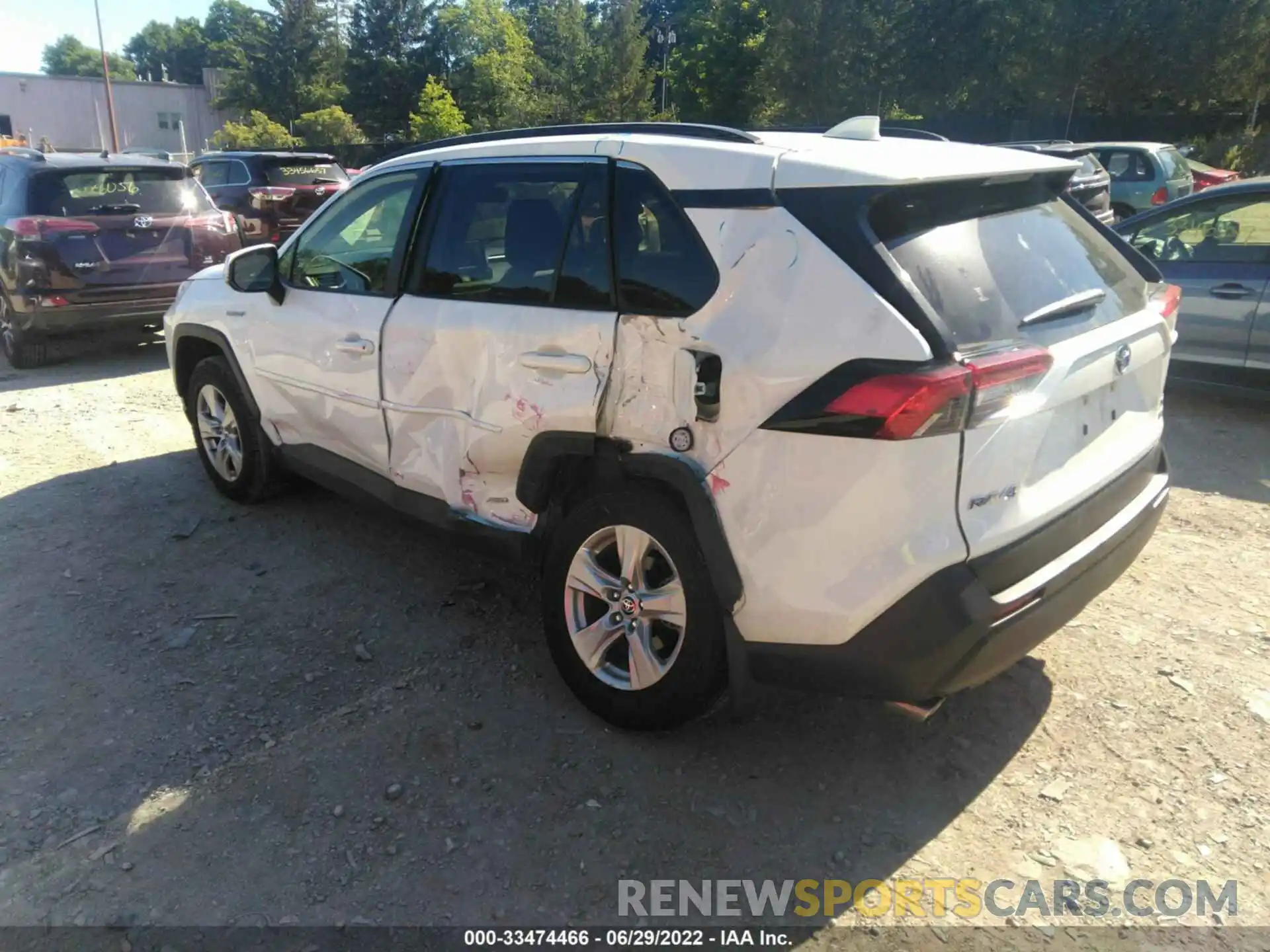 3 Photograph of a damaged car JTMRWRFV3MJ053451 TOYOTA RAV4 2021