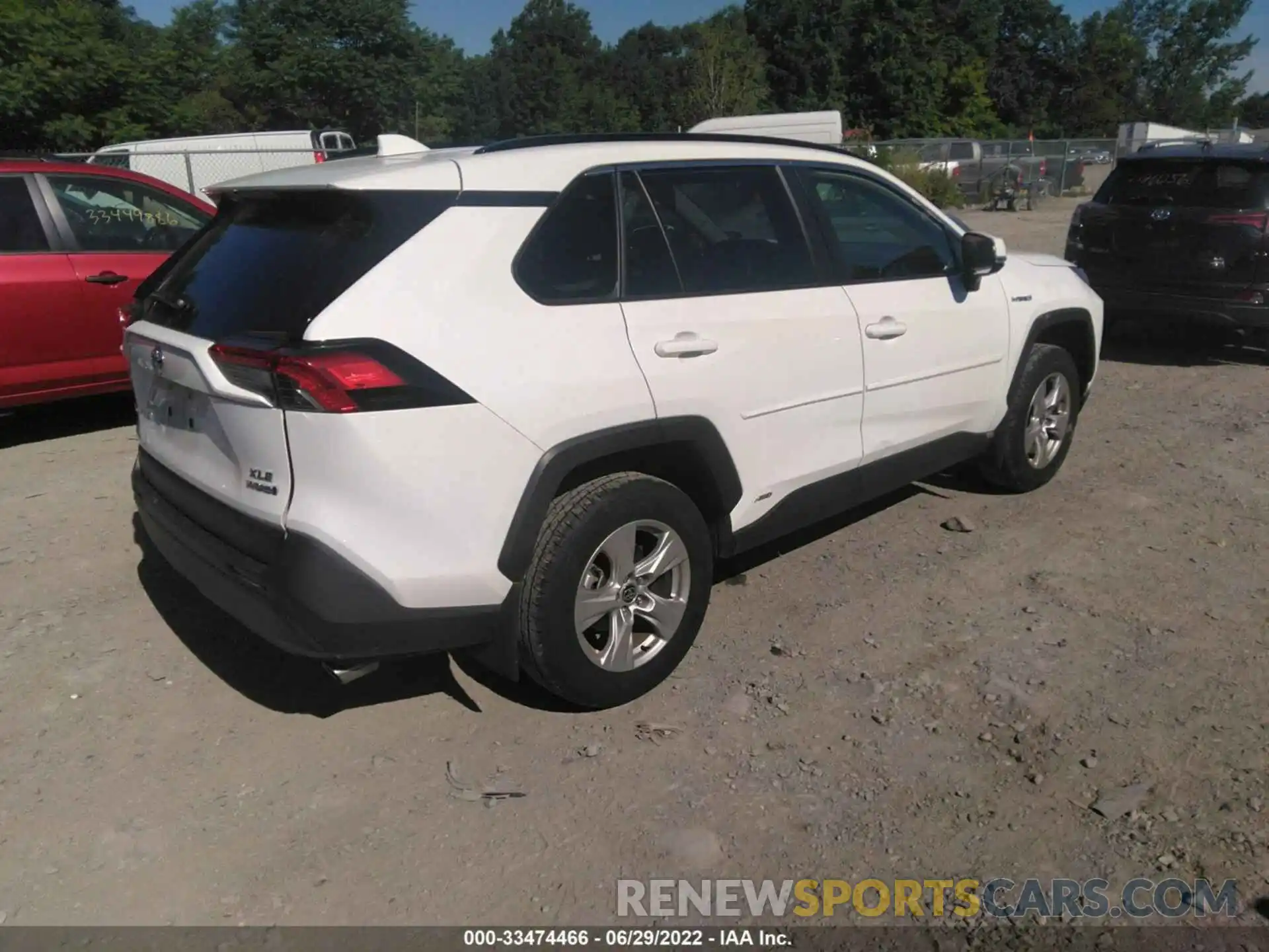 4 Photograph of a damaged car JTMRWRFV3MJ053451 TOYOTA RAV4 2021