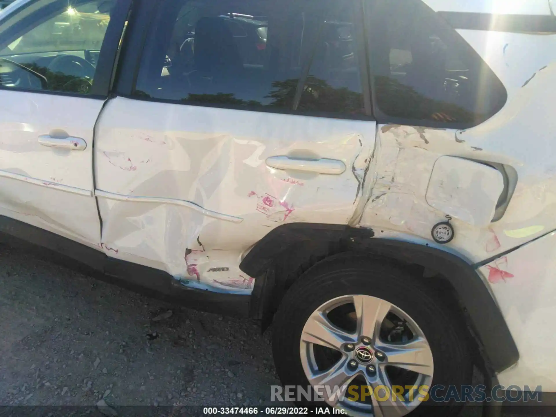 6 Photograph of a damaged car JTMRWRFV3MJ053451 TOYOTA RAV4 2021