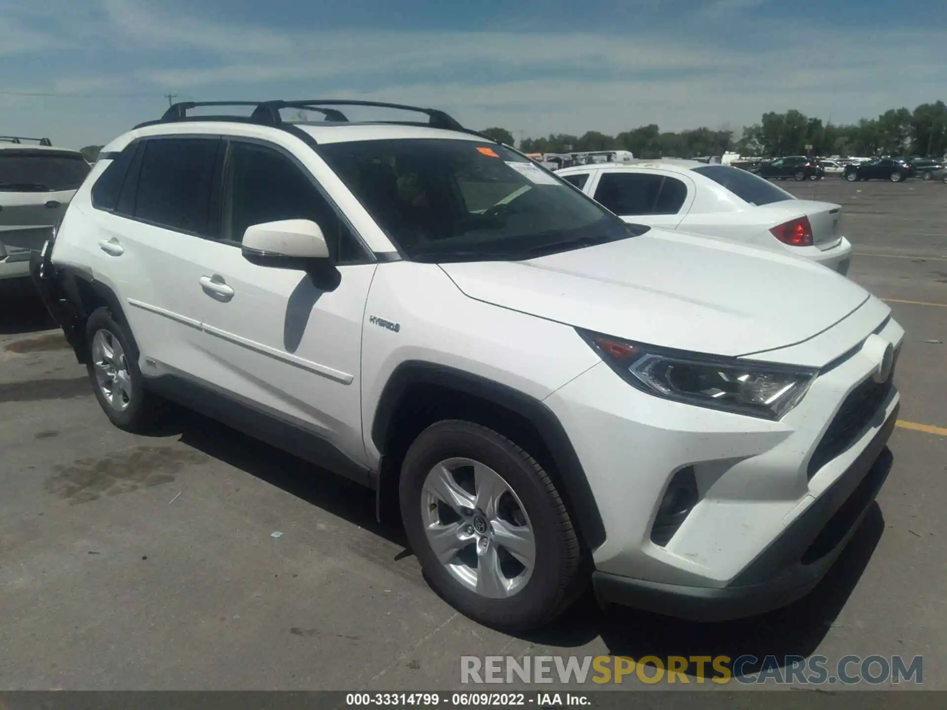 1 Photograph of a damaged car JTMRWRFV4MD104857 TOYOTA RAV4 2021