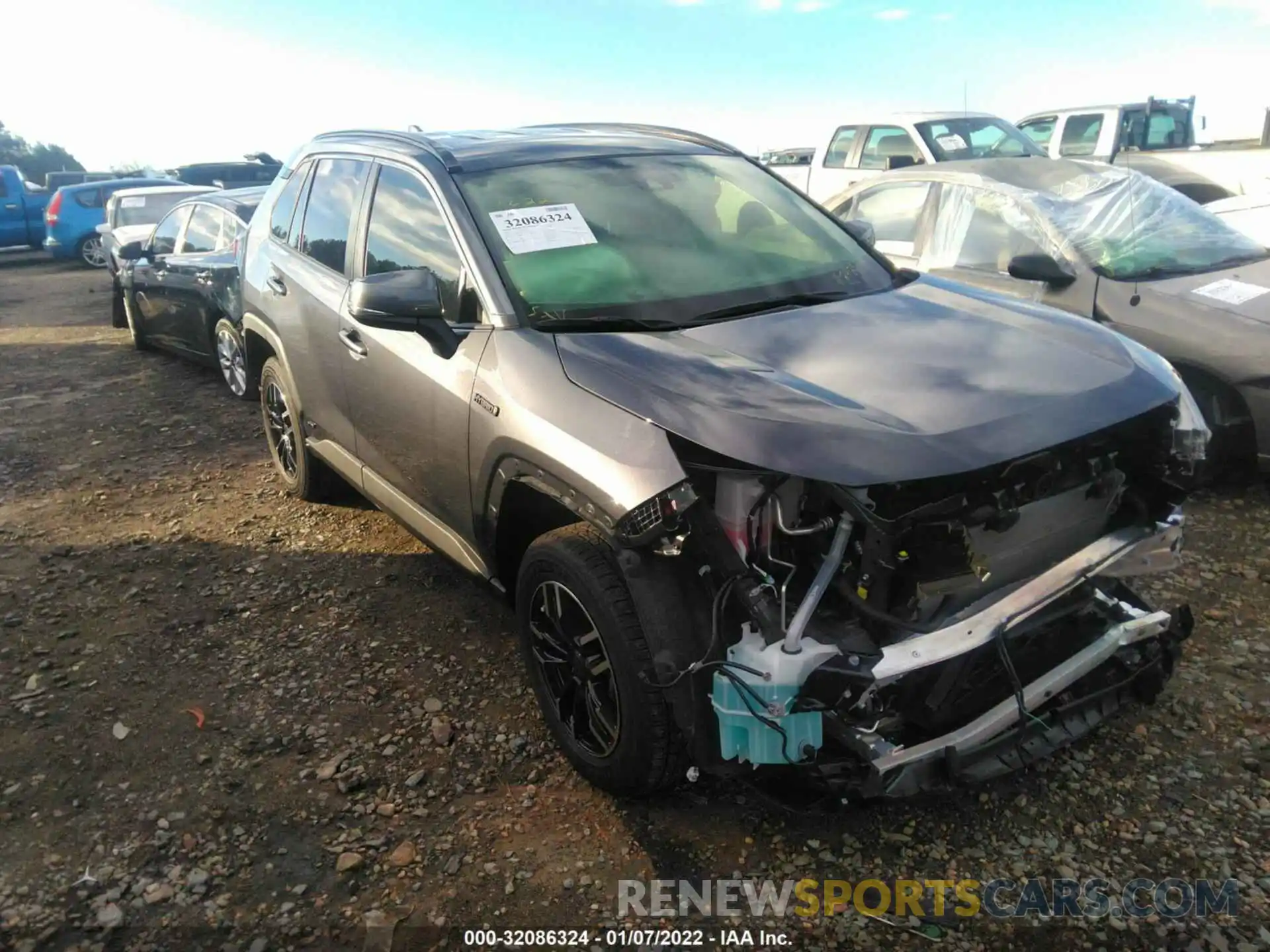 1 Photograph of a damaged car JTMRWRFV4MD113283 TOYOTA RAV4 2021