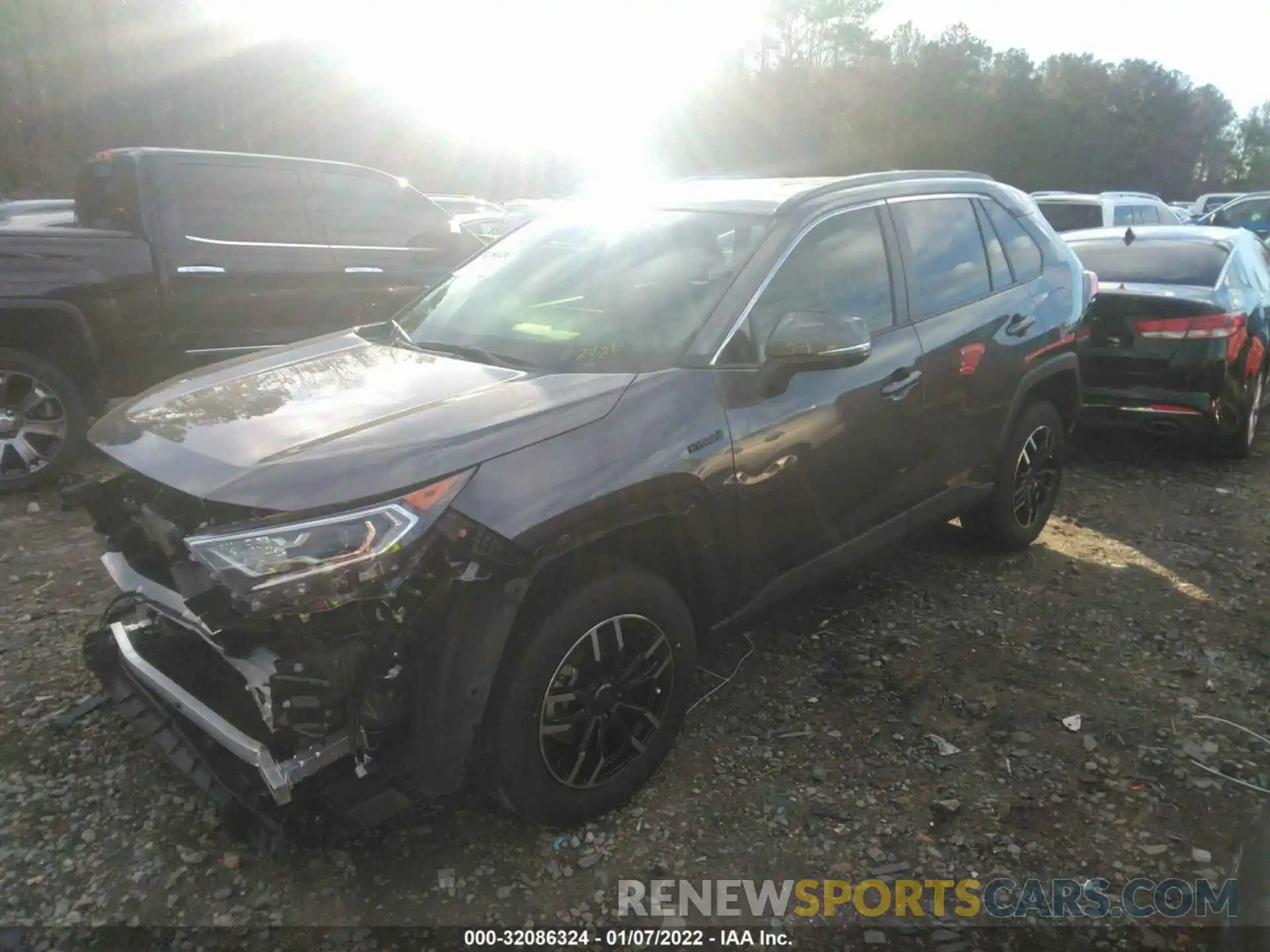 2 Photograph of a damaged car JTMRWRFV4MD113283 TOYOTA RAV4 2021