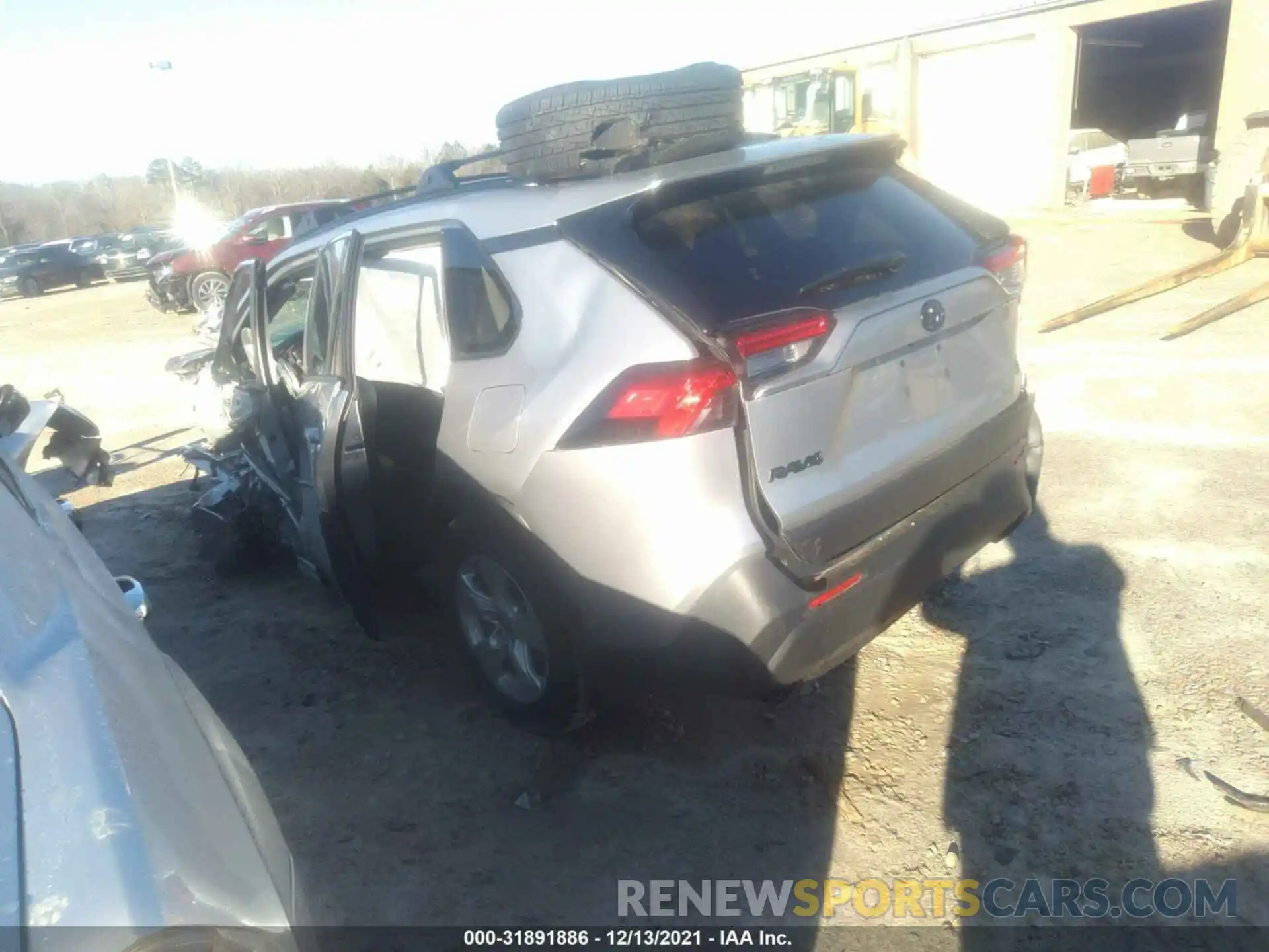 3 Photograph of a damaged car JTMRWRFV4MJ053443 TOYOTA RAV4 2021