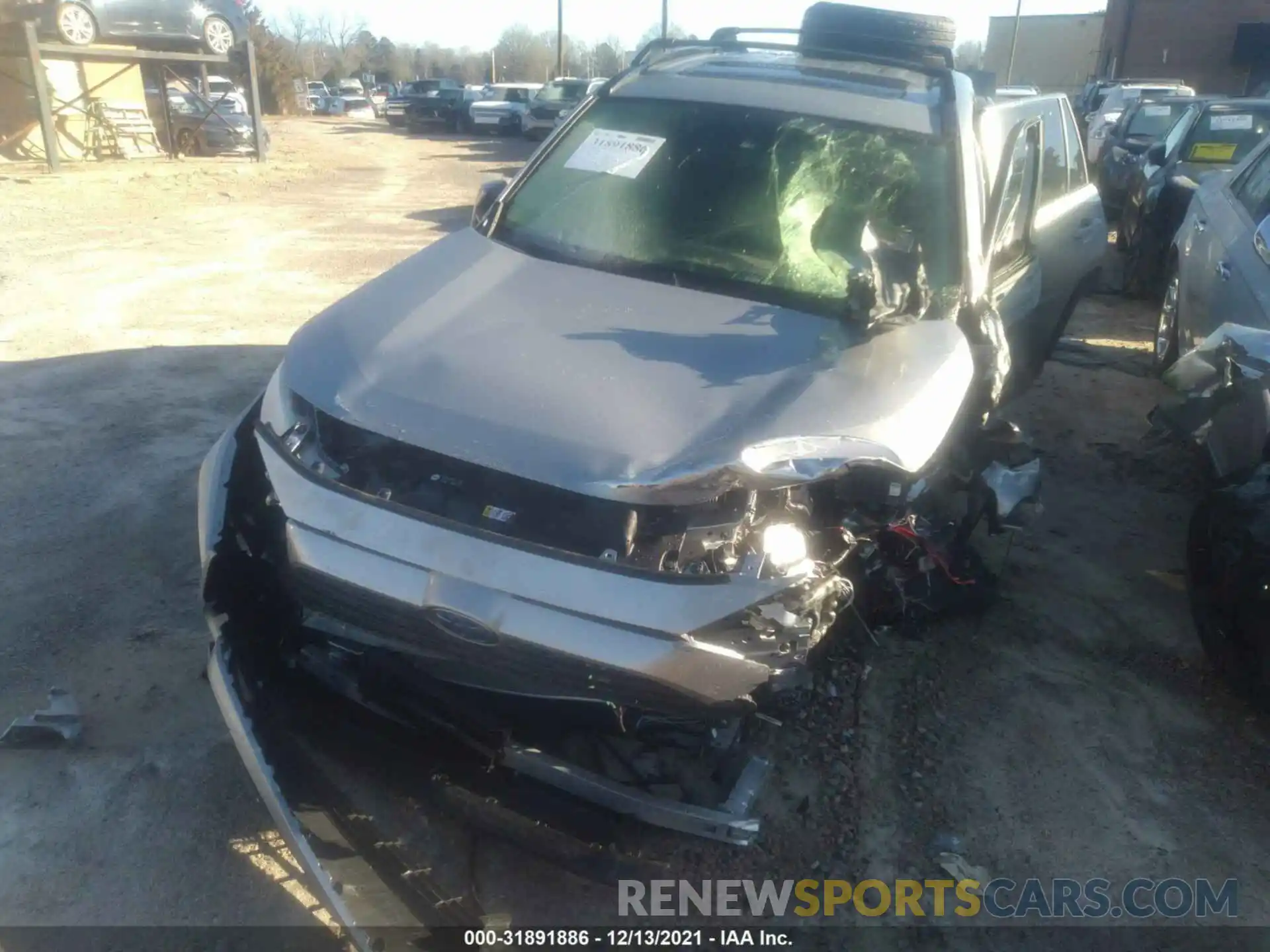 6 Photograph of a damaged car JTMRWRFV4MJ053443 TOYOTA RAV4 2021