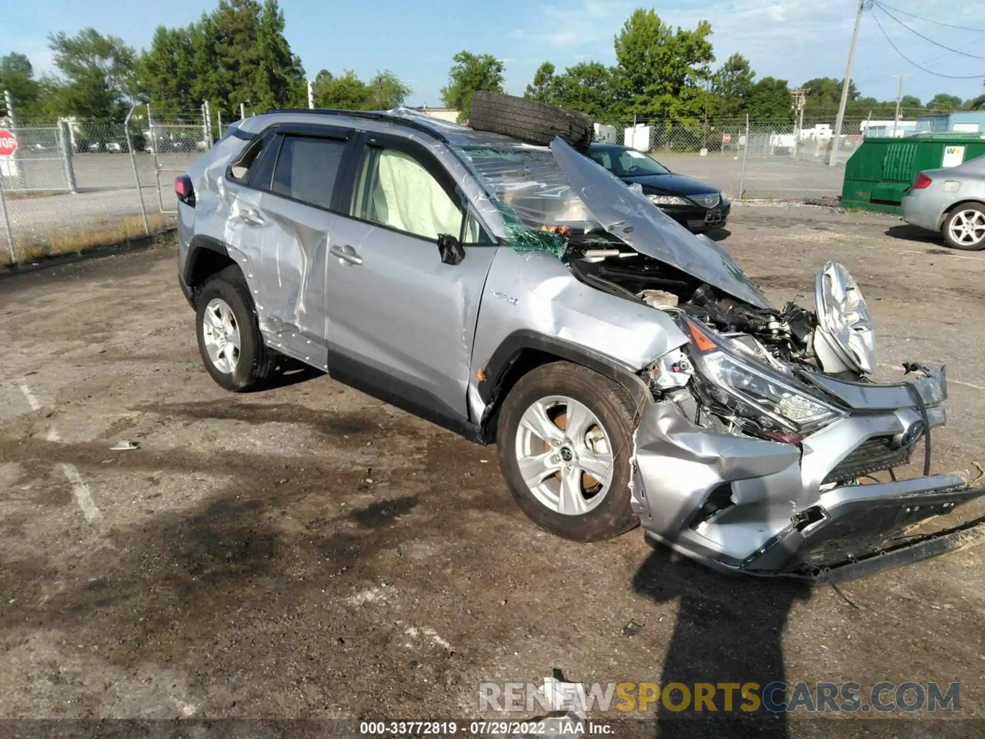 1 Фотография поврежденного автомобиля JTMRWRFV4MJ053684 TOYOTA RAV4 2021