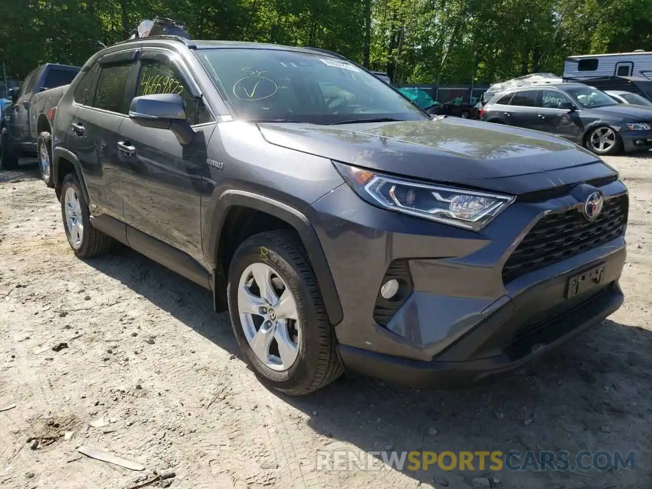 1 Фотография поврежденного автомобиля JTMRWRFV5MD102535 TOYOTA RAV4 2021