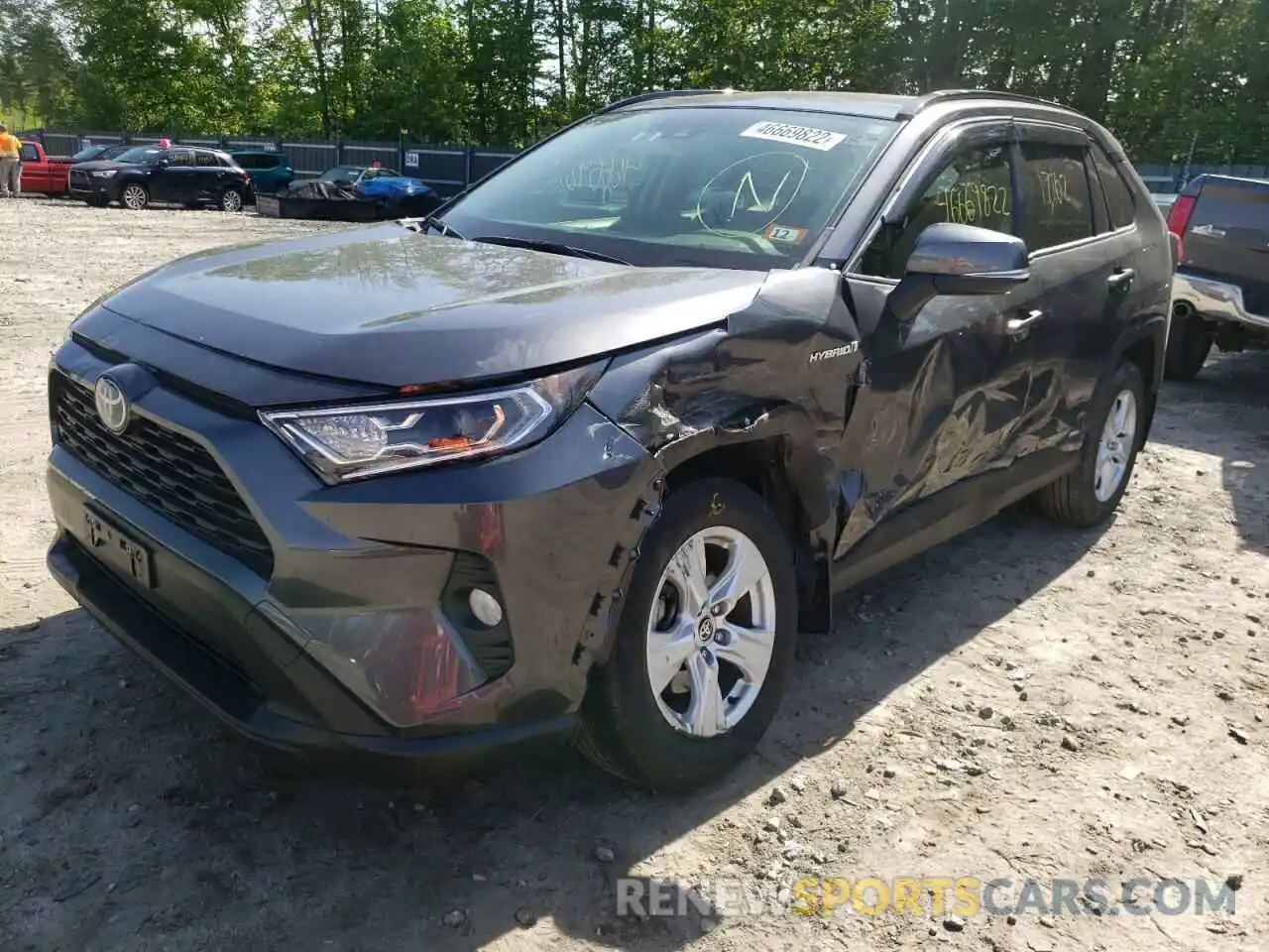 2 Photograph of a damaged car JTMRWRFV5MD102535 TOYOTA RAV4 2021