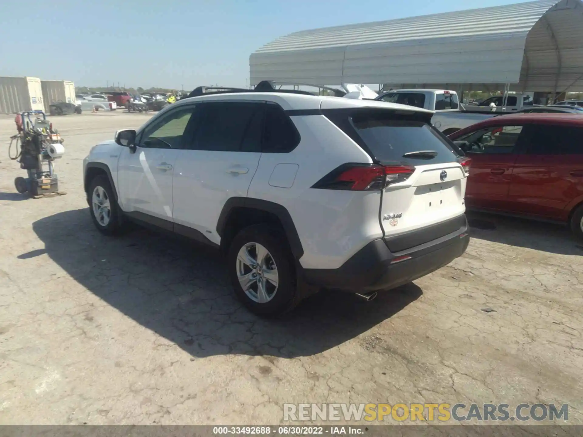 3 Photograph of a damaged car JTMRWRFV5MD126222 TOYOTA RAV4 2021