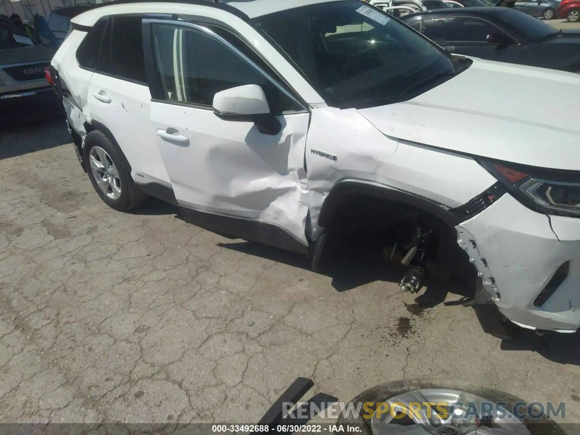 6 Photograph of a damaged car JTMRWRFV5MD126222 TOYOTA RAV4 2021