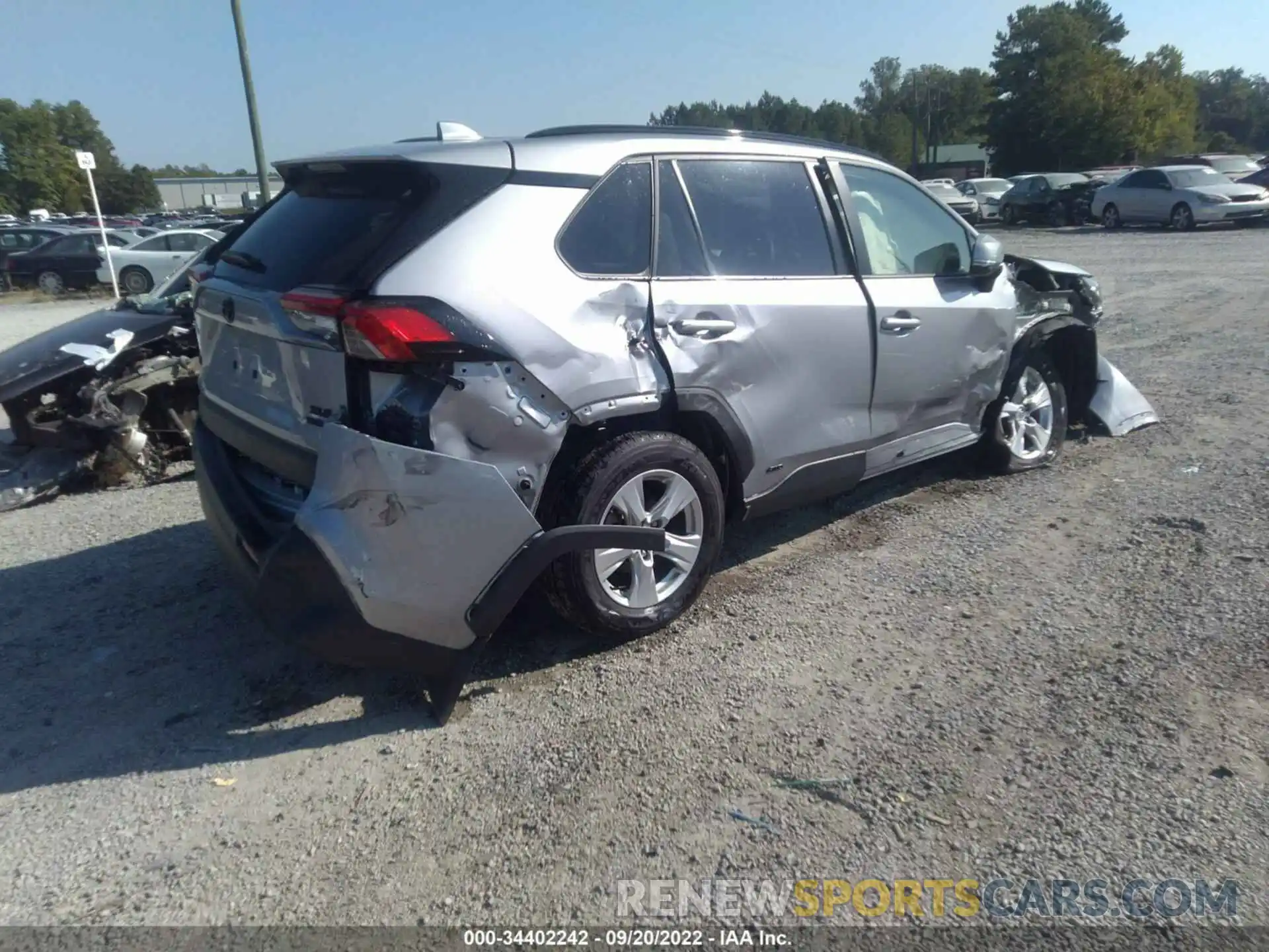 4 Photograph of a damaged car JTMRWRFV5MD127239 TOYOTA RAV4 2021