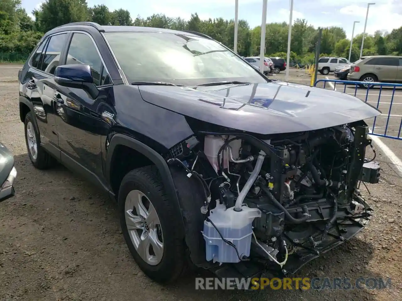 1 Photograph of a damaged car JTMRWRFV5MD129198 TOYOTA RAV4 2021