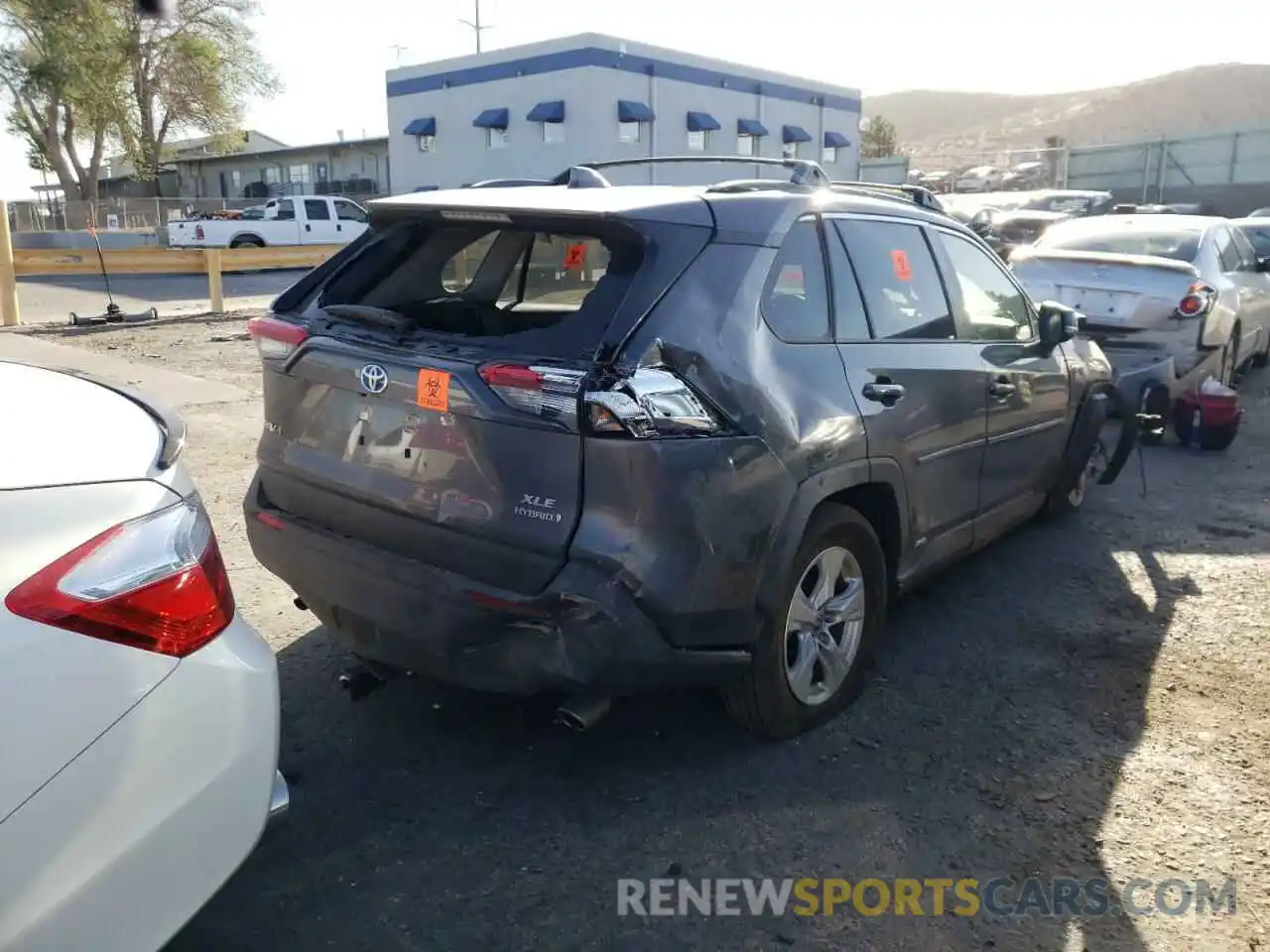 4 Photograph of a damaged car JTMRWRFV5MD129427 TOYOTA RAV4 2021