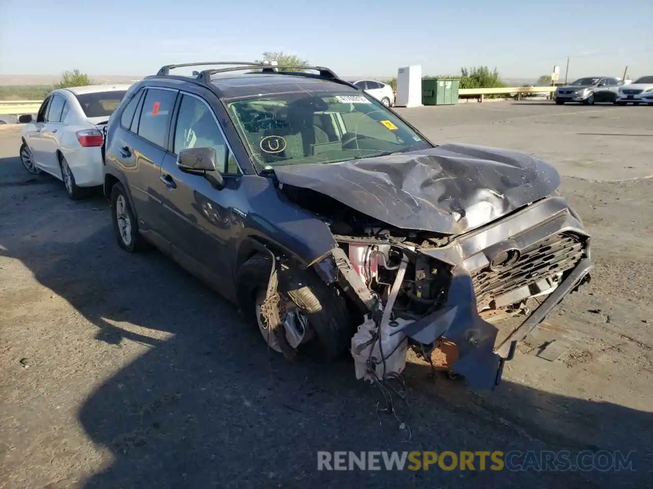 9 Photograph of a damaged car JTMRWRFV5MD129427 TOYOTA RAV4 2021