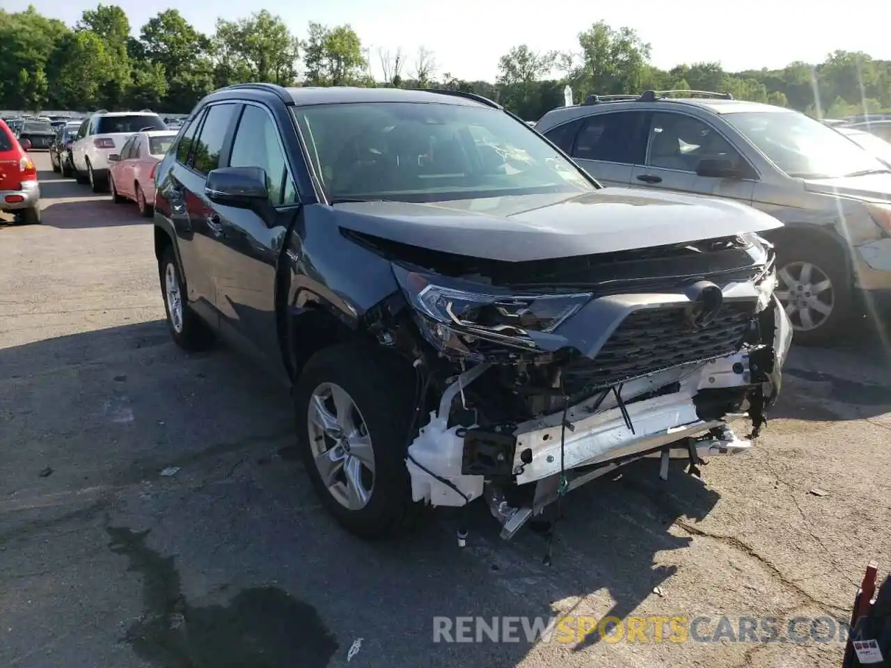 1 Photograph of a damaged car JTMRWRFV5MD135308 TOYOTA RAV4 2021