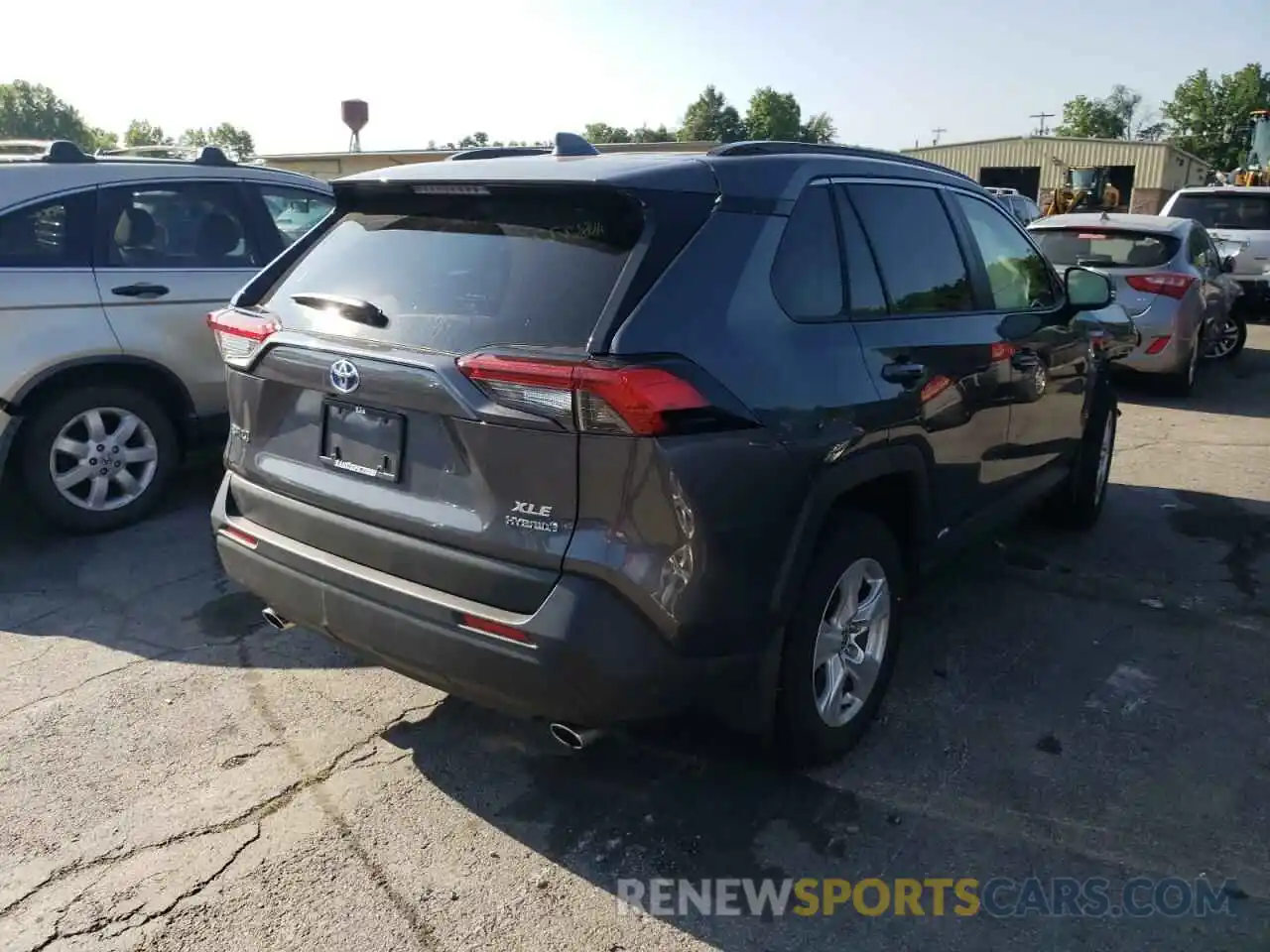 4 Photograph of a damaged car JTMRWRFV5MD135308 TOYOTA RAV4 2021