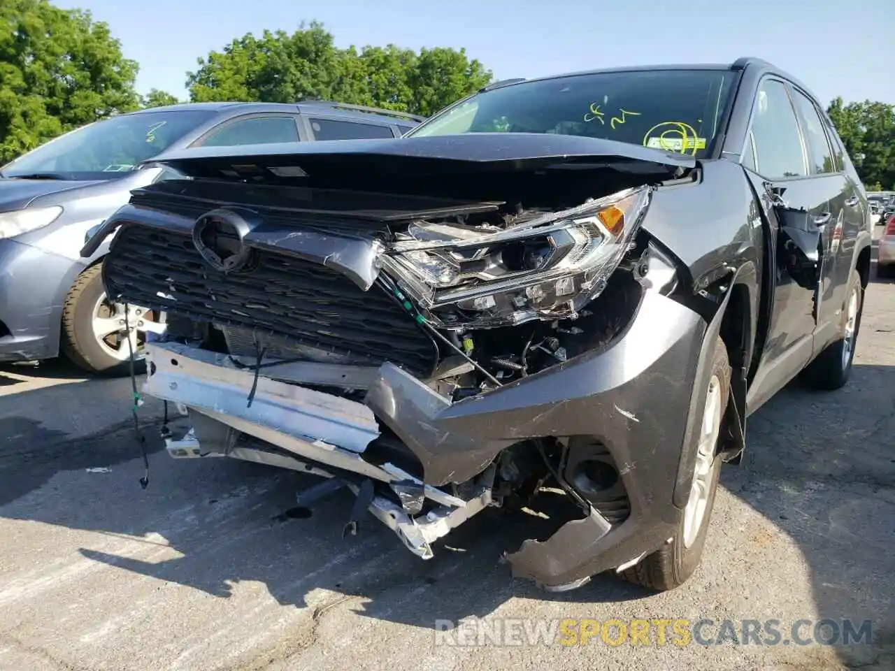 9 Photograph of a damaged car JTMRWRFV5MD135308 TOYOTA RAV4 2021