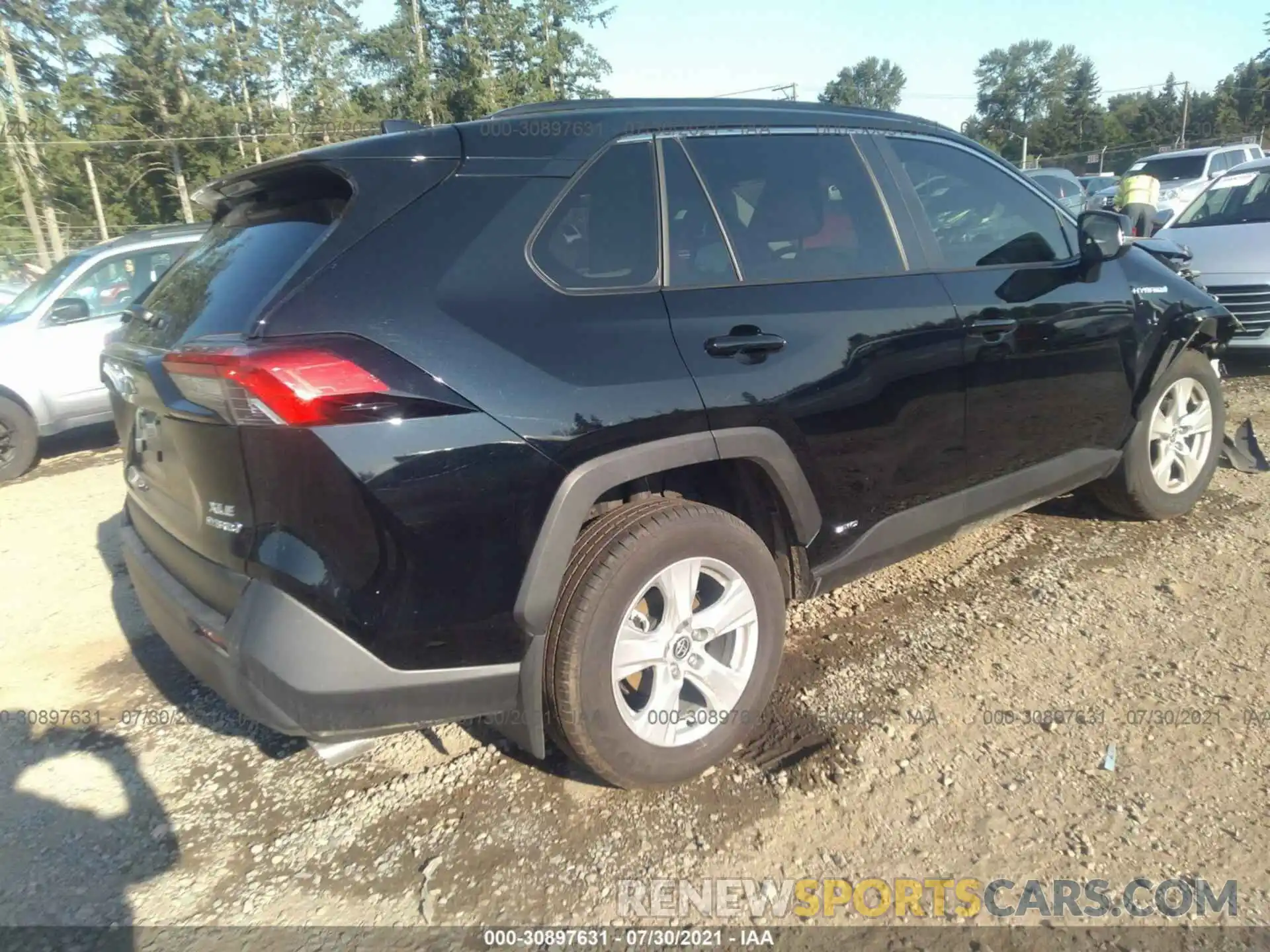 4 Photograph of a damaged car JTMRWRFV6MD106223 TOYOTA RAV4 2021