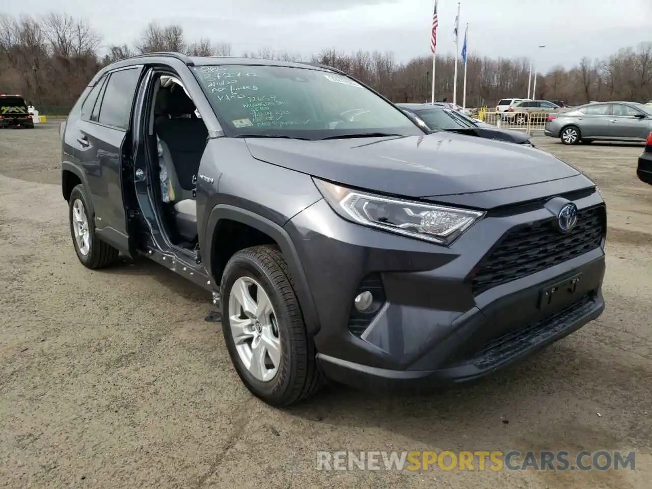 1 Photograph of a damaged car JTMRWRFV7MD116341 TOYOTA RAV4 2021