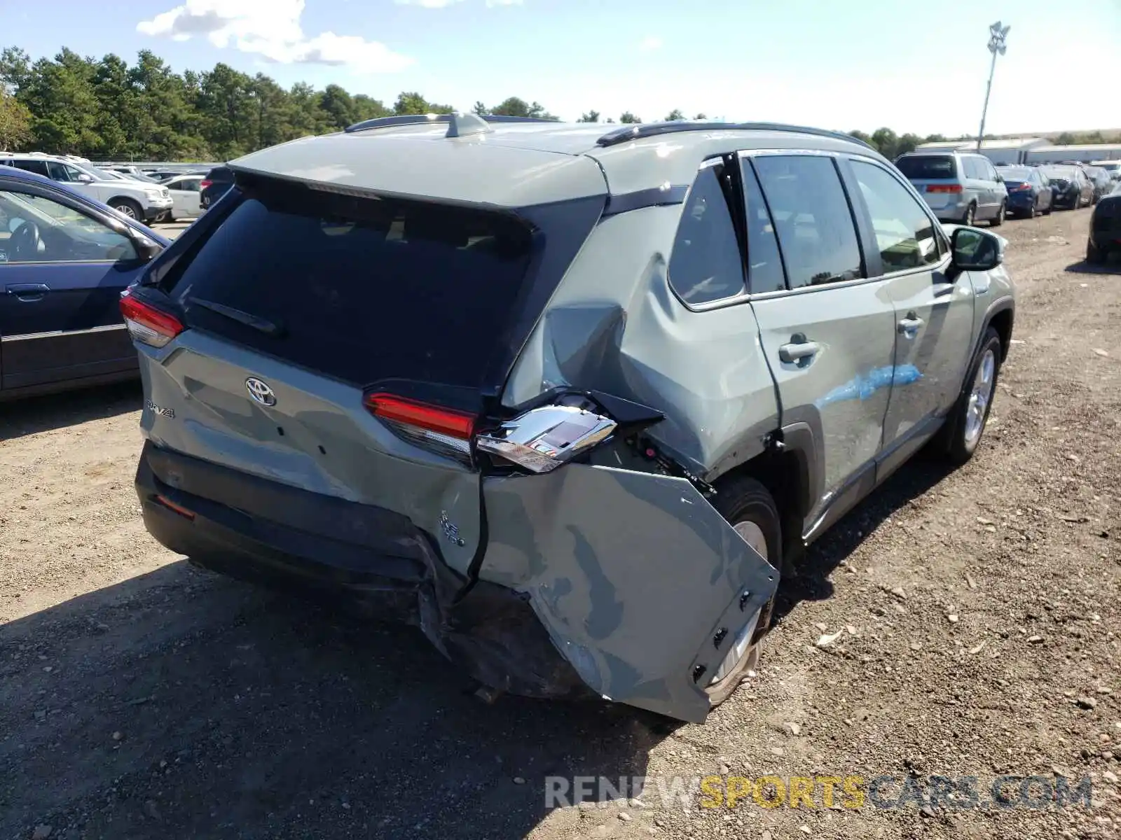 4 Photograph of a damaged car JTMRWRFV7MD117635 TOYOTA RAV4 2021