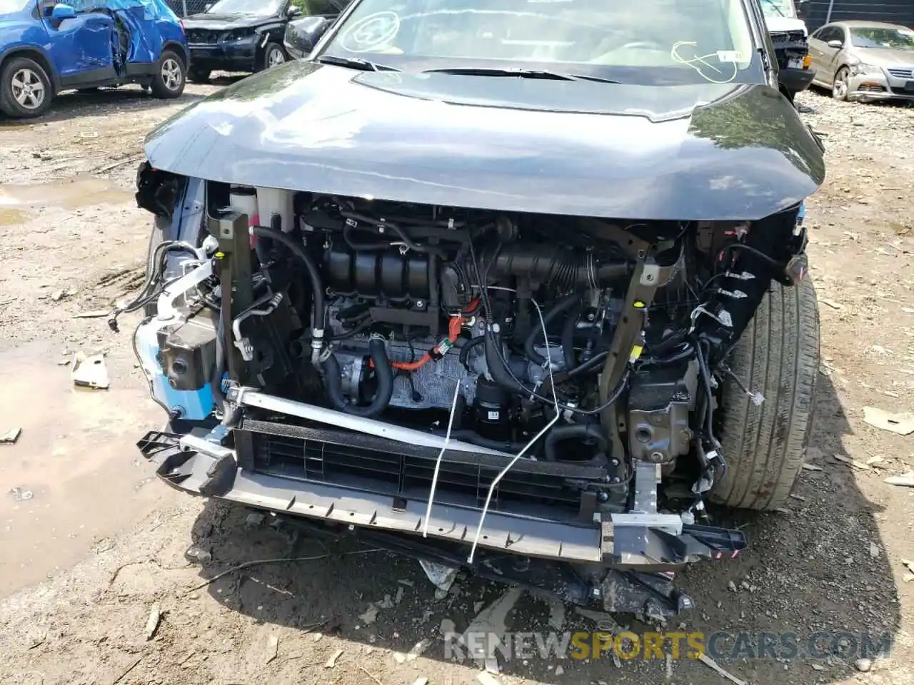 9 Photograph of a damaged car JTMRWRFV8MD113674 TOYOTA RAV4 2021