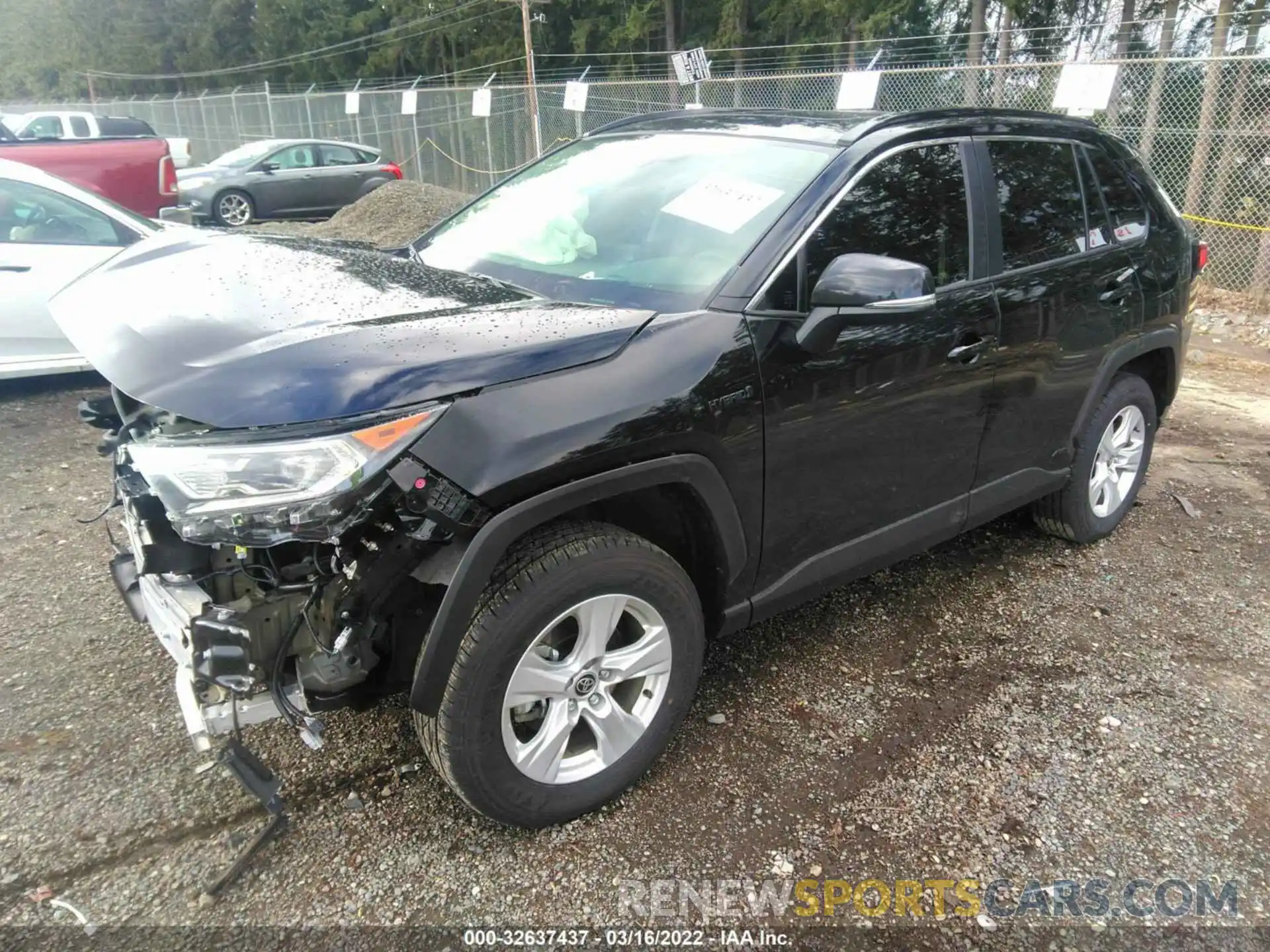 2 Photograph of a damaged car JTMRWRFV8MD118910 TOYOTA RAV4 2021