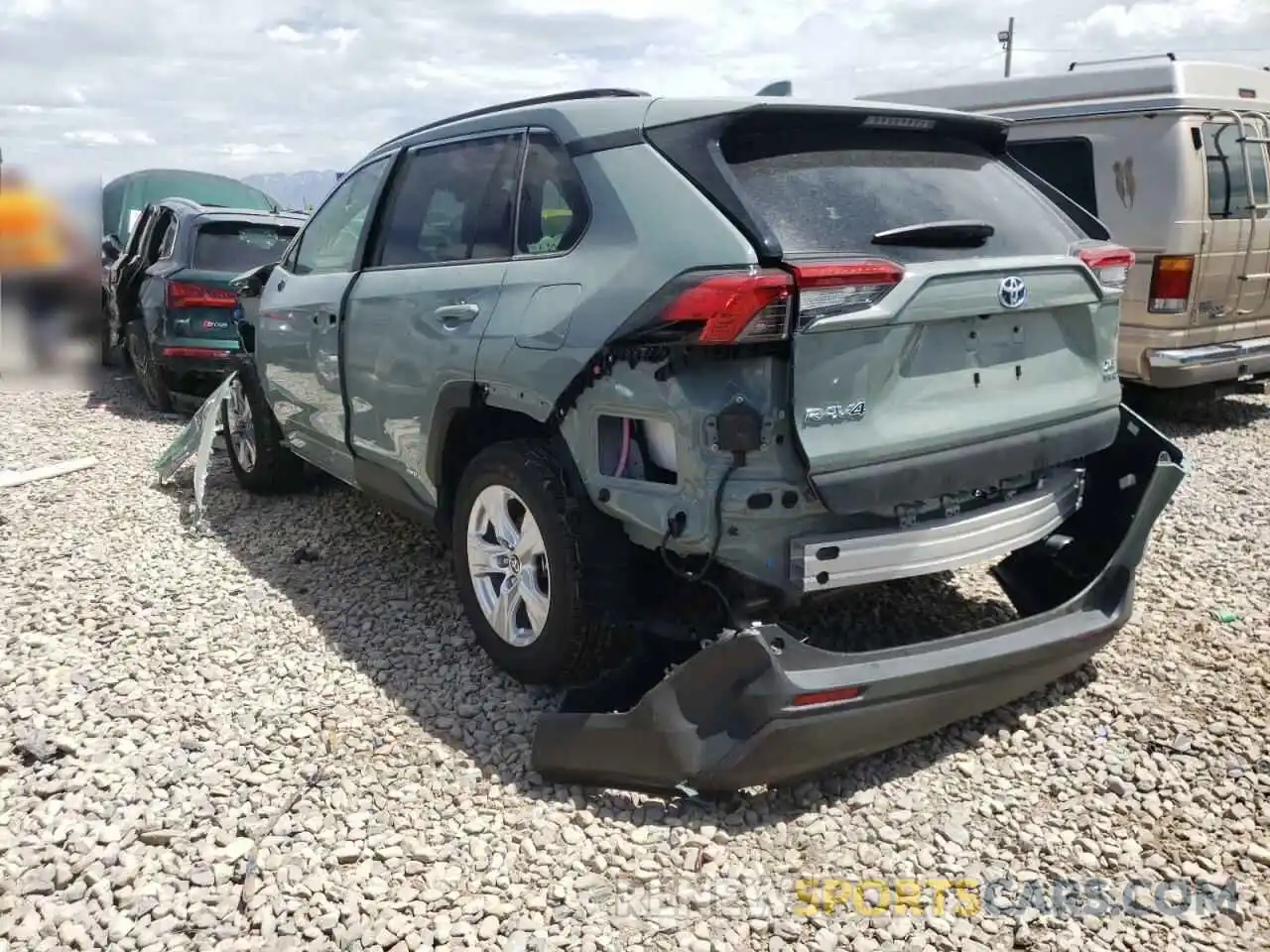 3 Photograph of a damaged car JTMRWRFV8MD125713 TOYOTA RAV4 2021