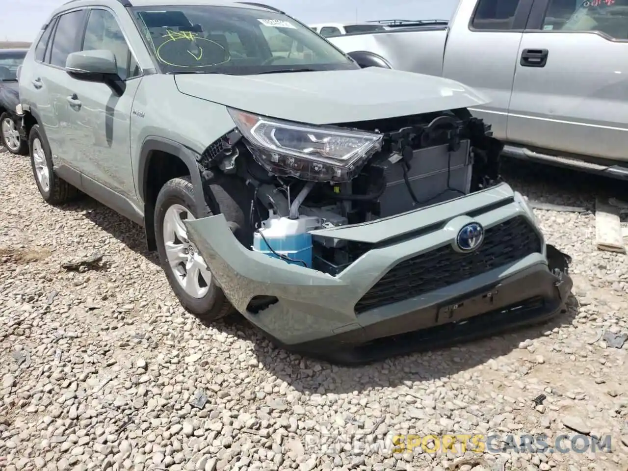 9 Photograph of a damaged car JTMRWRFV8MD125713 TOYOTA RAV4 2021