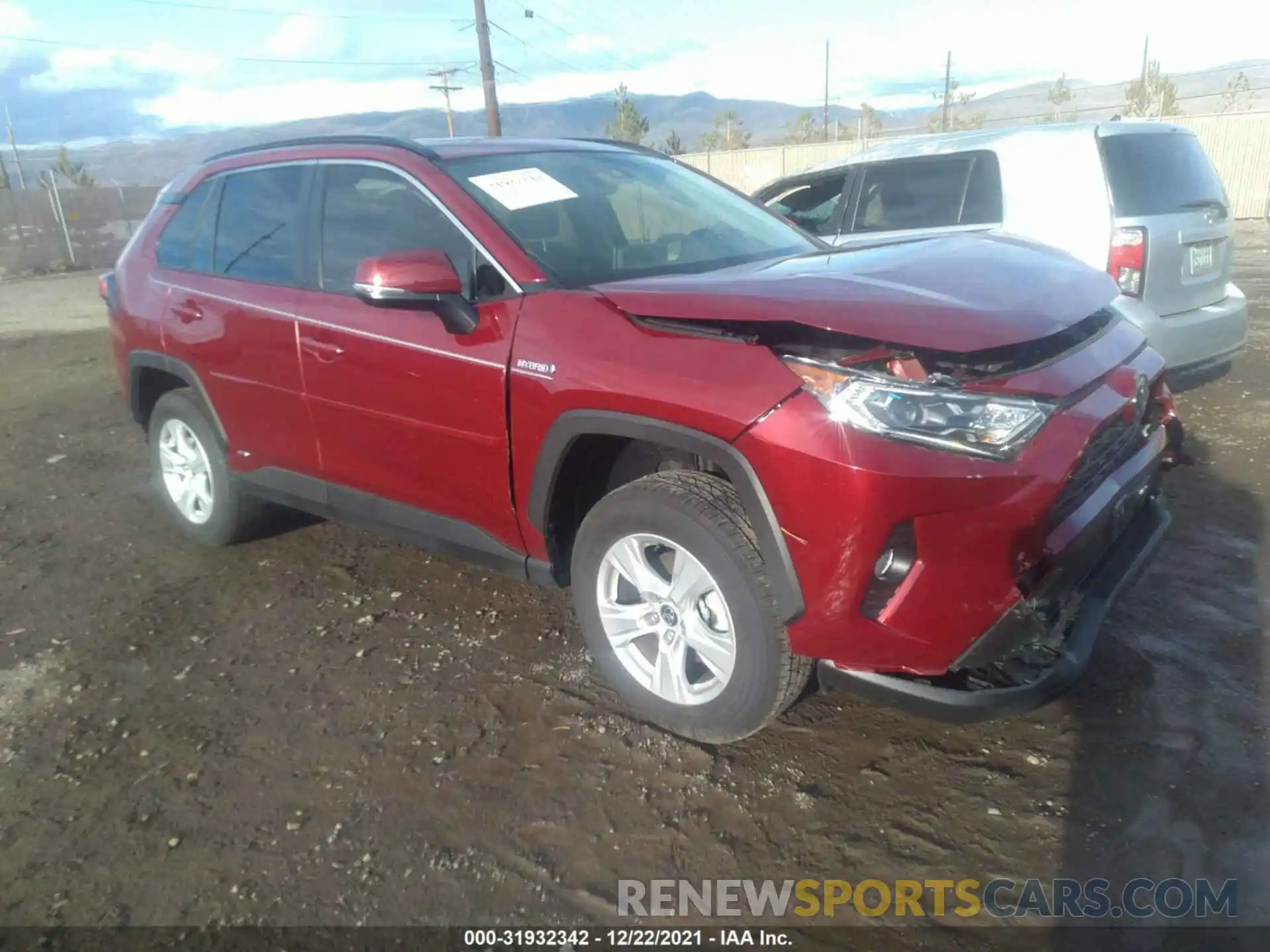 1 Фотография поврежденного автомобиля JTMRWRFV9MD118947 TOYOTA RAV4 2021