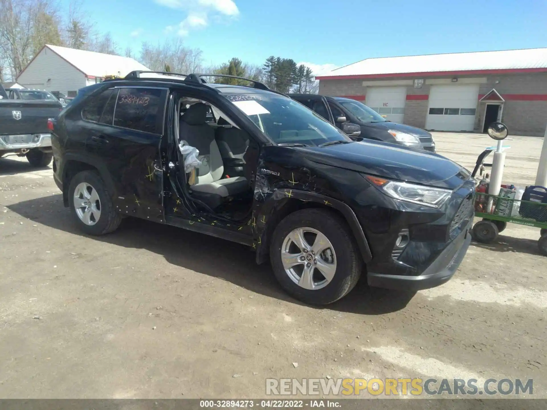 1 Photograph of a damaged car JTMRWRFV9MD122187 TOYOTA RAV4 2021