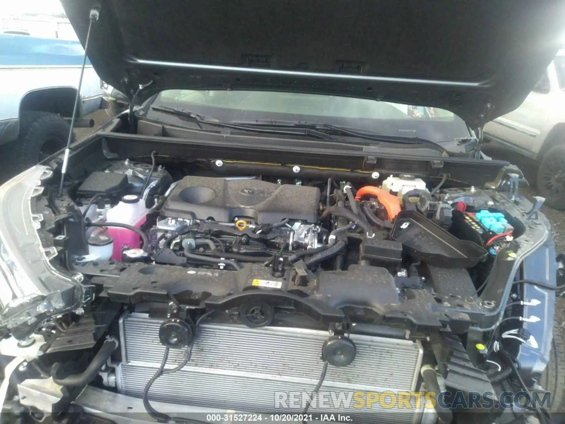 10 Фотография поврежденного автомобиля JTMRWRFVXMD110419 TOYOTA RAV4 2021