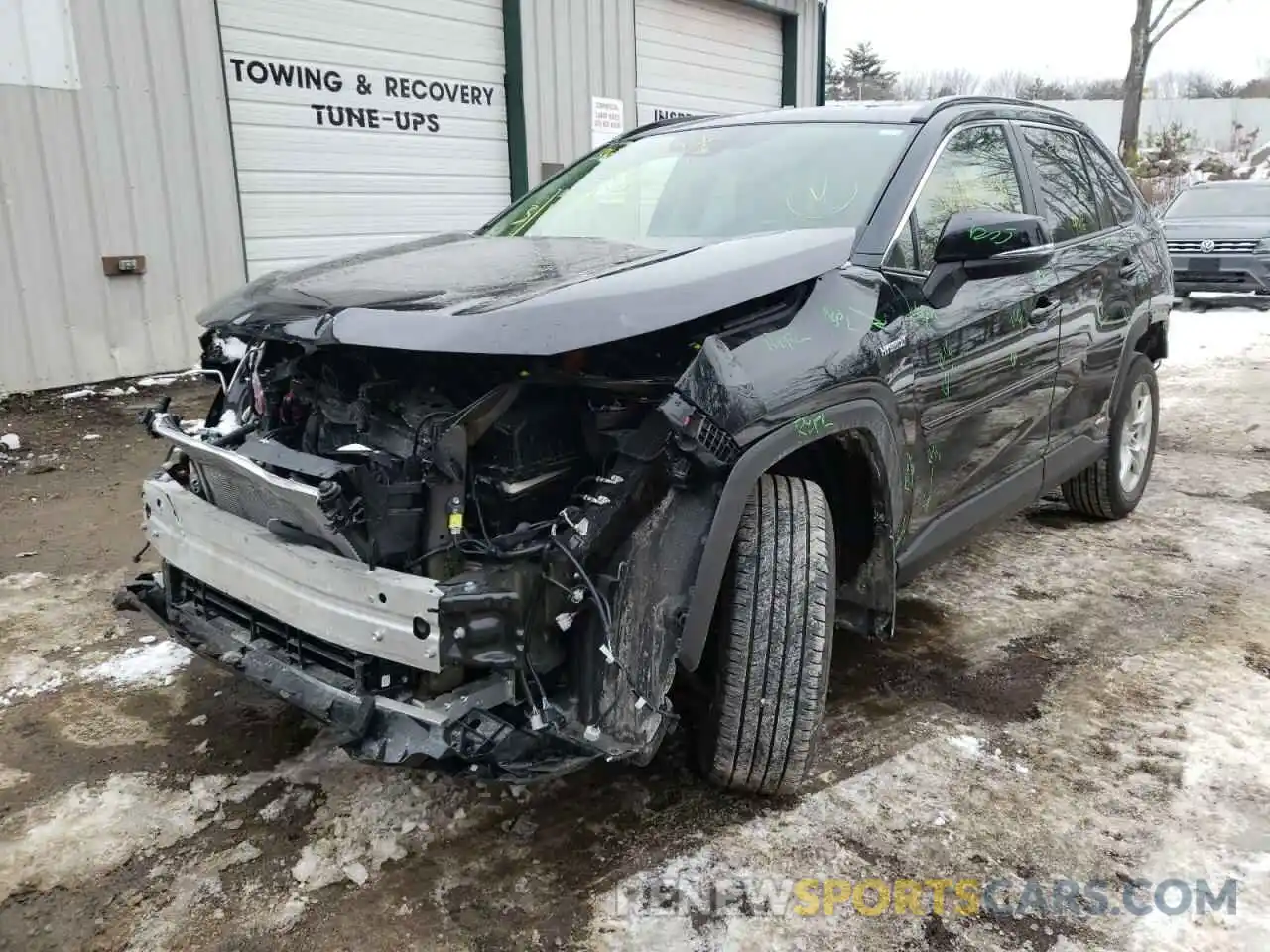 2 Photograph of a damaged car JTMRWRFVXMD121257 TOYOTA RAV4 2021