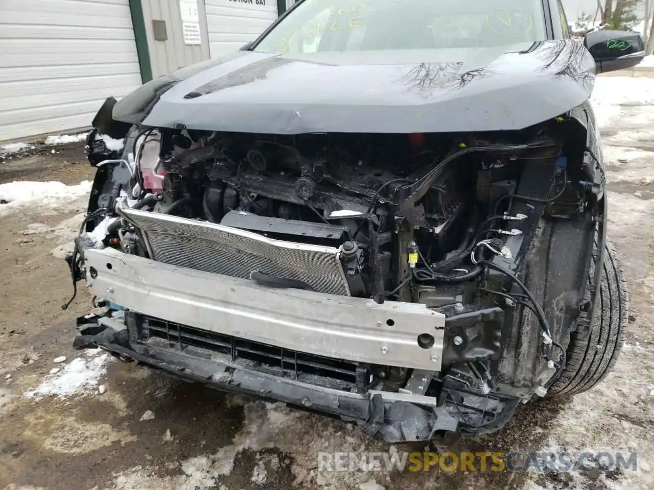 9 Photograph of a damaged car JTMRWRFVXMD121257 TOYOTA RAV4 2021