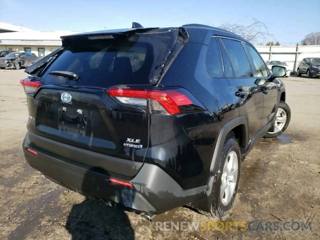 4 Photograph of a damaged car JTMRWRFVXMD125874 TOYOTA RAV4 2021