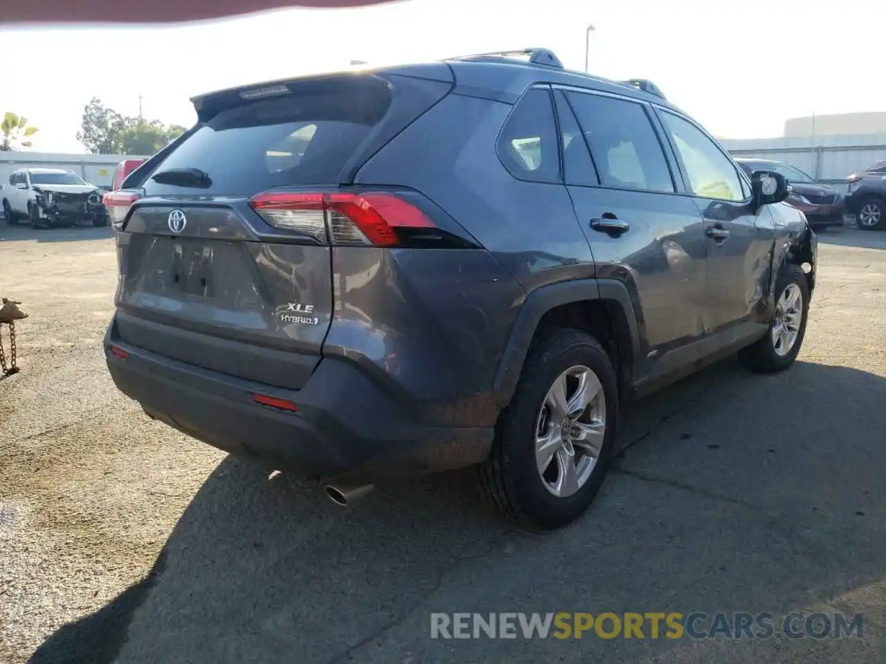 4 Photograph of a damaged car JTMRWRFVXMD129875 TOYOTA RAV4 2021