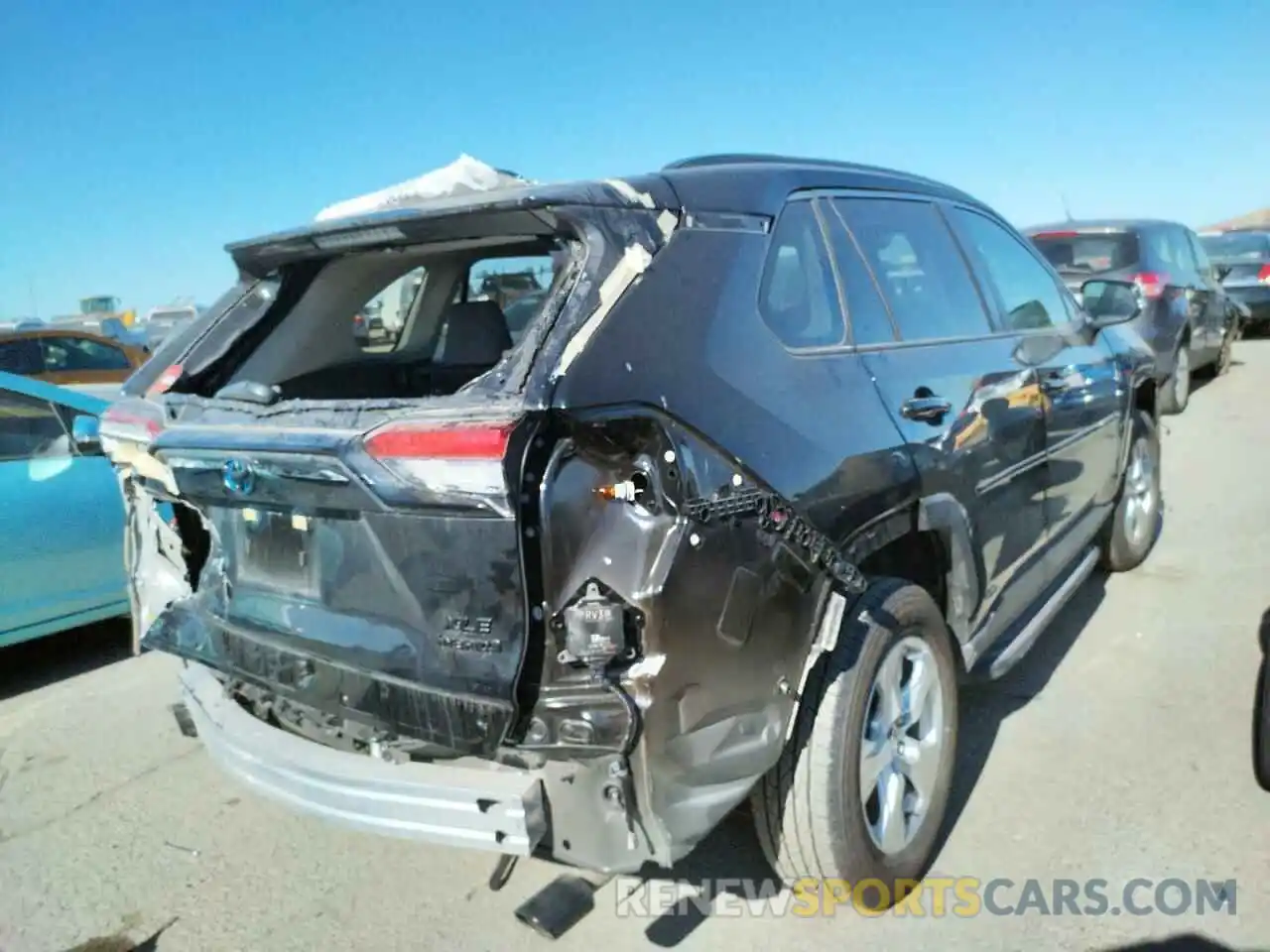 4 Photograph of a damaged car JTMRWRFVXMJ053835 TOYOTA RAV4 2021